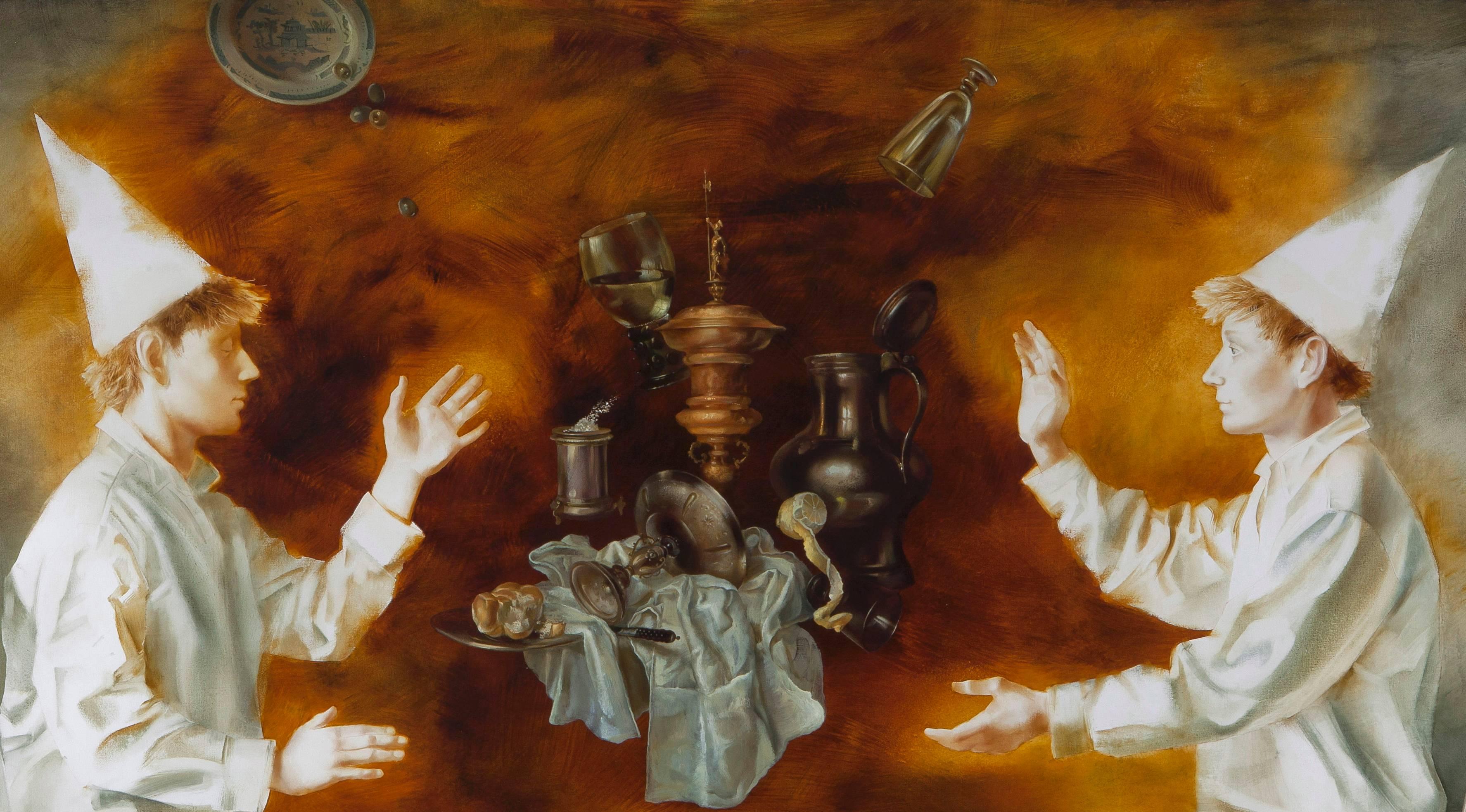 Flying Saucers - Painting by Igor + Marina