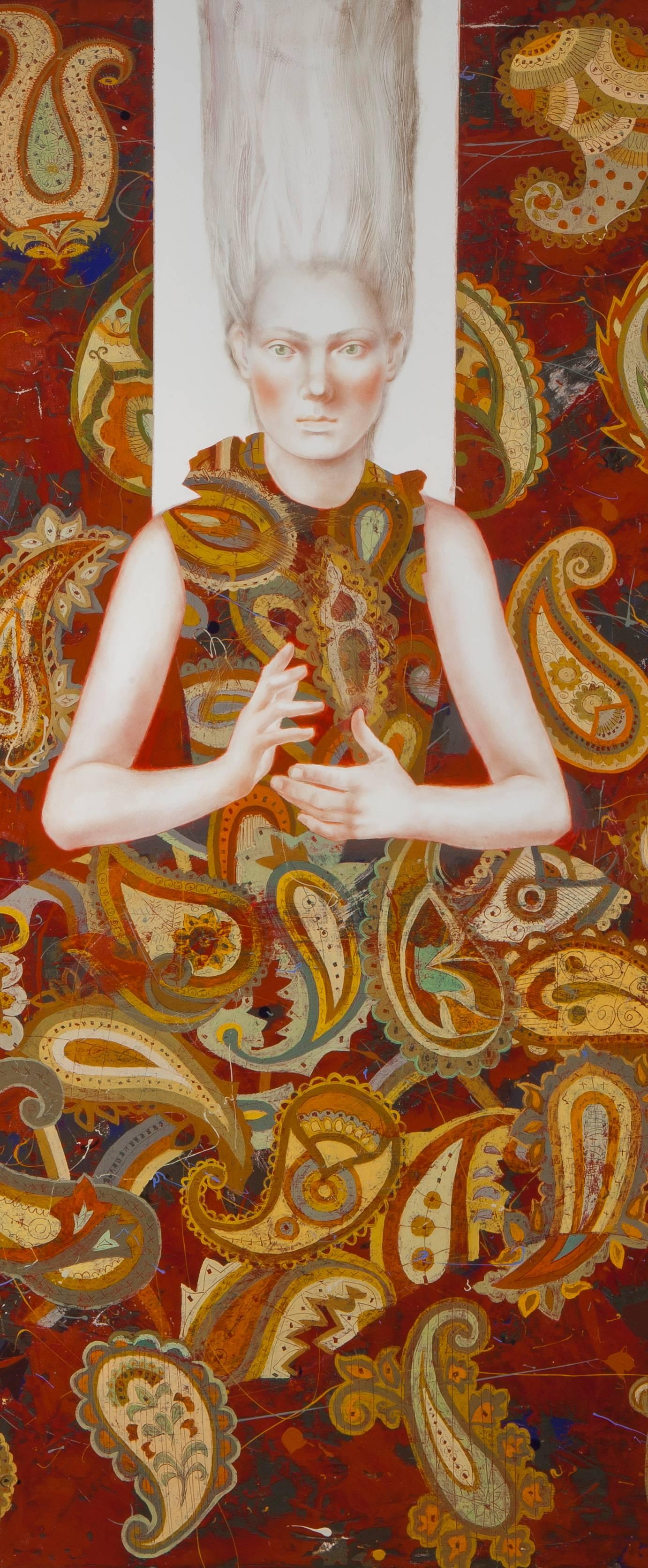 Fortune Tellers - Surrealist Painting by Igor + Marina