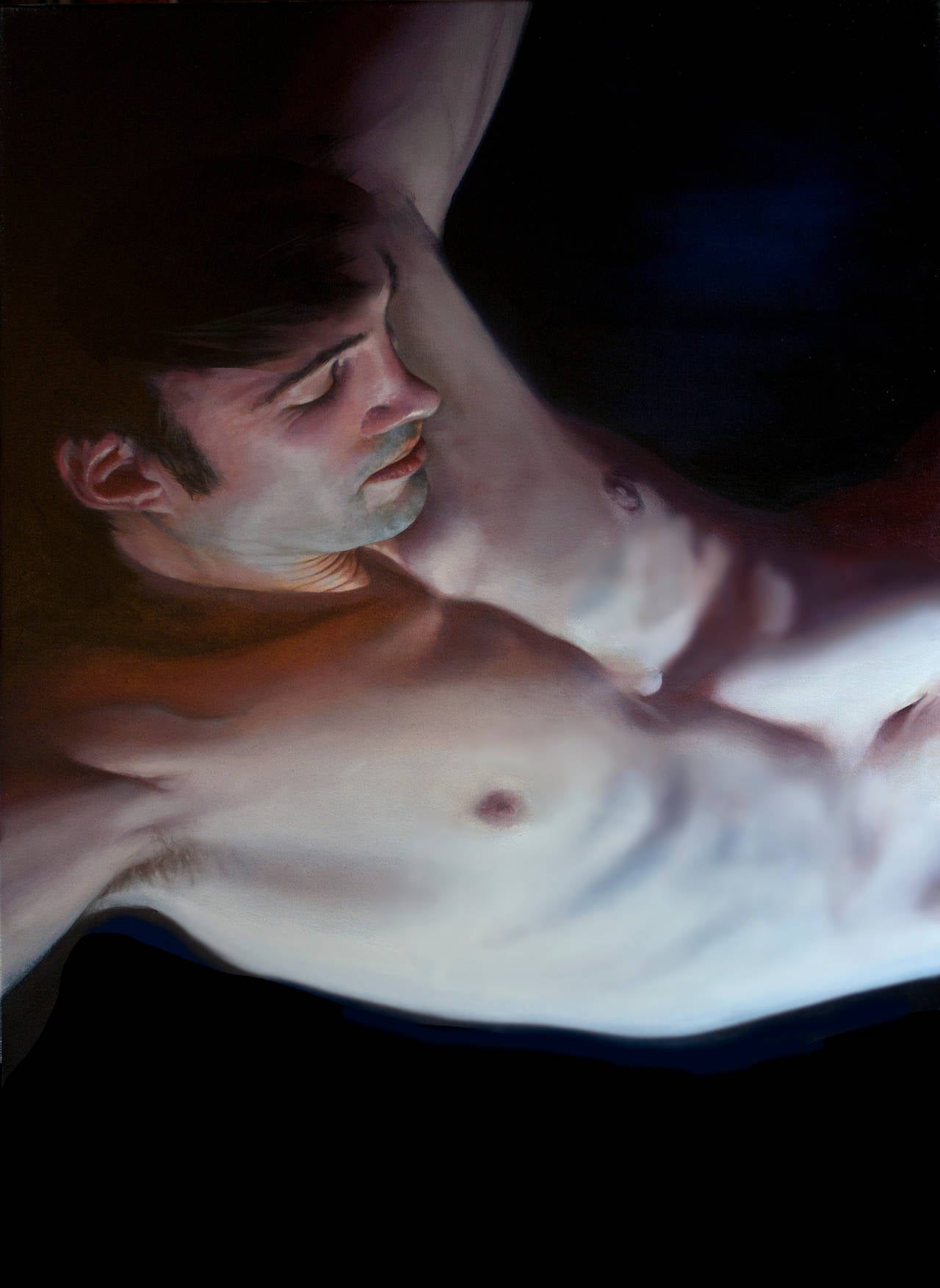 Thomas Wharton Figurative Painting - Nocturne