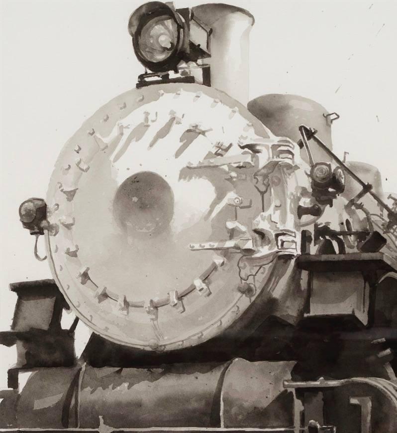 Study: Locomotive of Kenyon - Realist Art by Drew Ernst