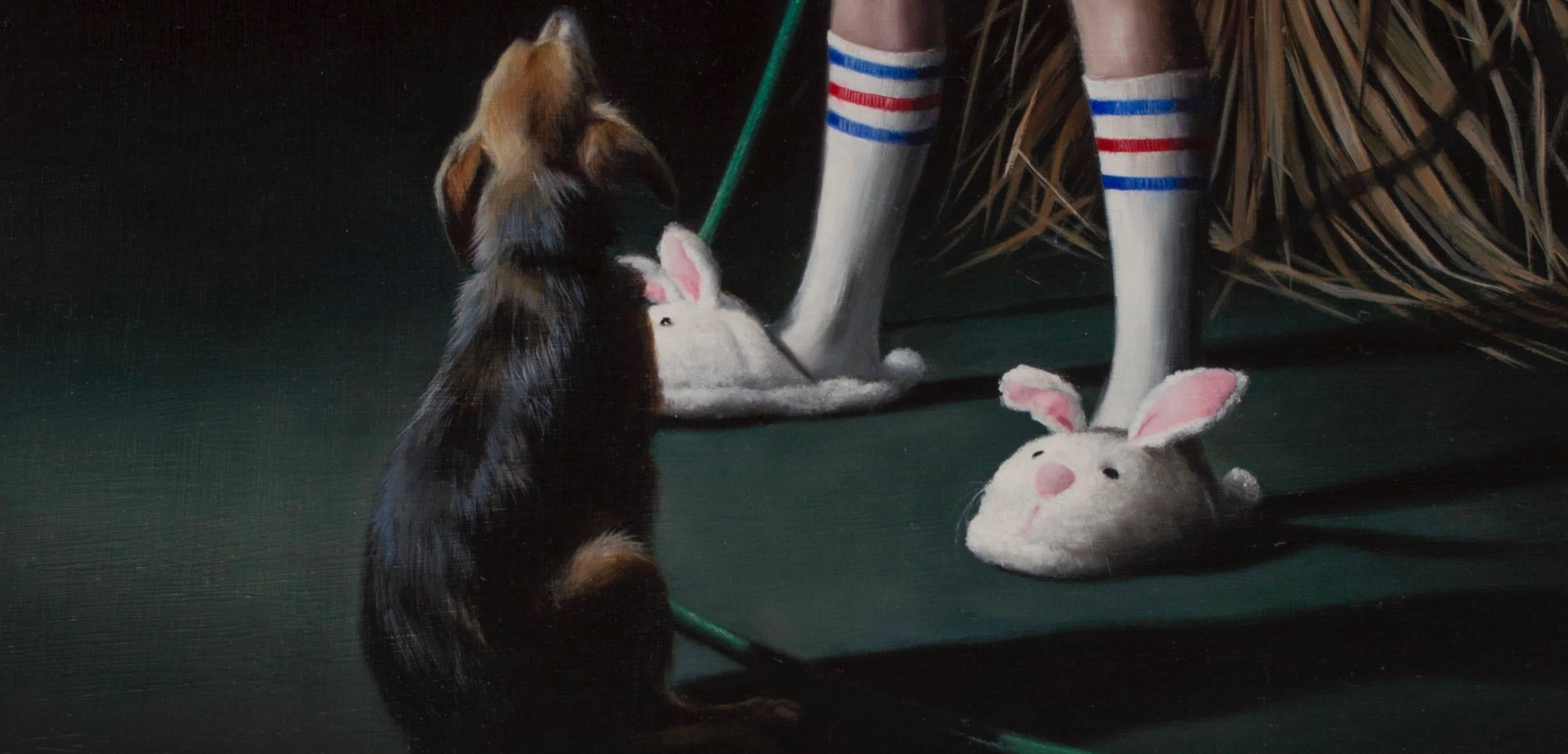 The Standoff - Painting by Rachel Moseley