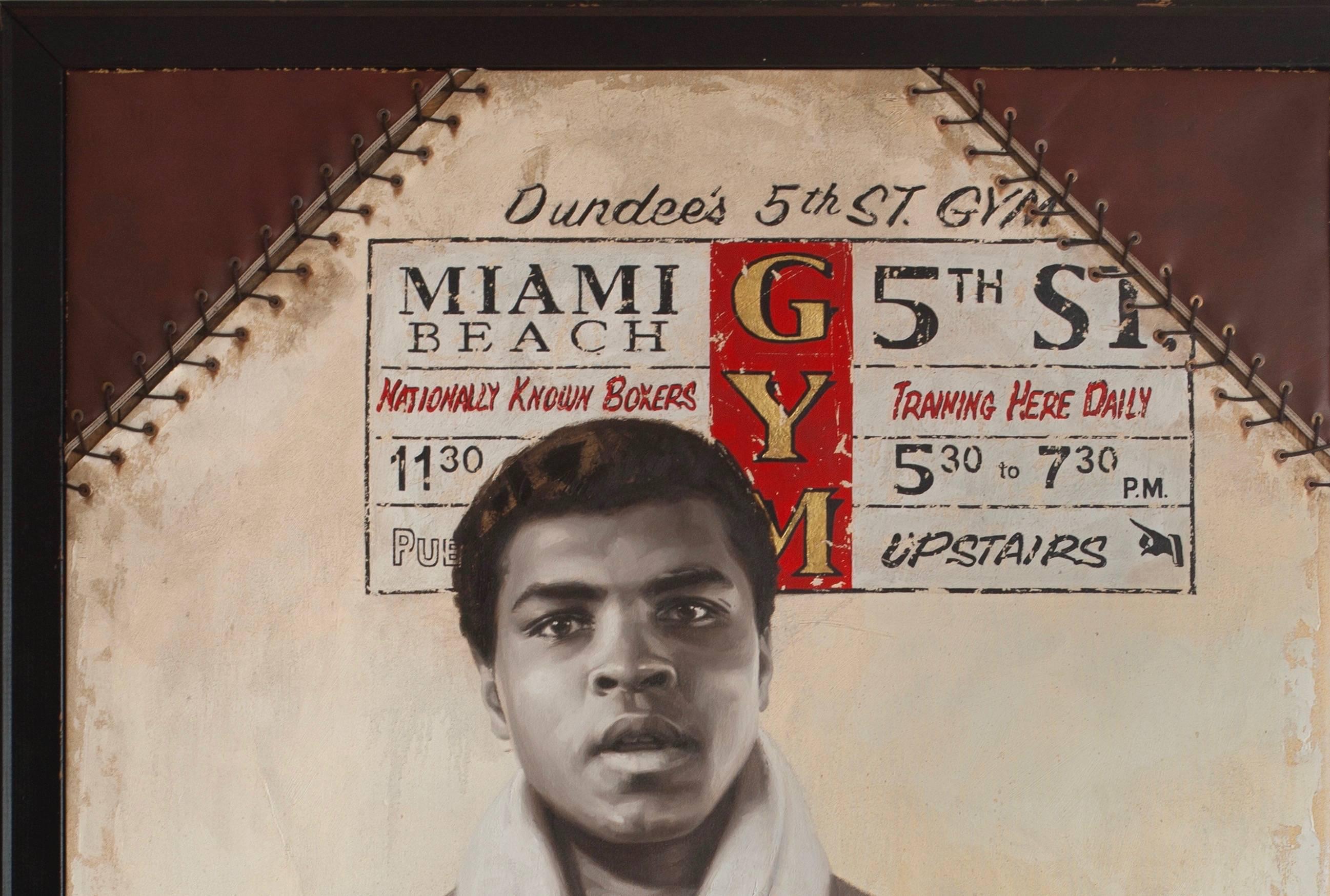 Muhammad Ali 5th Street Gym - Painting by Jules Arthur