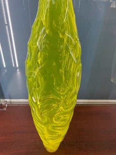 Atemberaubende, große, mundgeblasene Vase der renommierten Glaskünstler Edols & Elliot, signiert