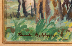 Knute Heldner, Louisiana Swamp Landscape, Original Oil Painting, New Orleans