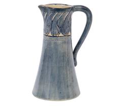 Jarra de cerámica artística con esmalte brillante de Newcomb College, 1908, Joseph Meyer y May Dunn