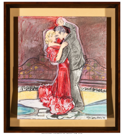 Larry Rivers "Fred and Ginger", 1999 – Signed Hand-Colored Pop Art Lithograph