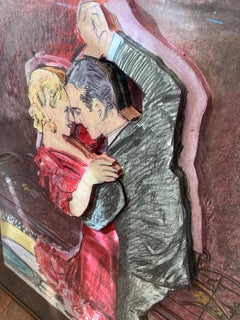 Larry Rivers „Fred and Ginger“, 1999 – Großformatiges, signiertes 3D-Pop-Art-Mischtechnik-Werk