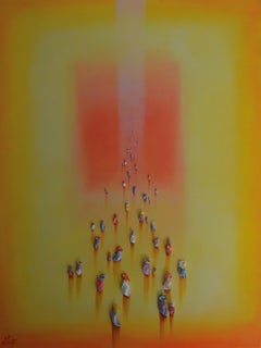 Aura: Contemporary Abstract Figurative Impasto Painting
