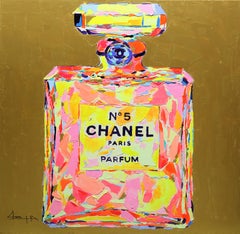 Chanel No. 5 Parfum: Pop Inspired Acrylic on Canvas