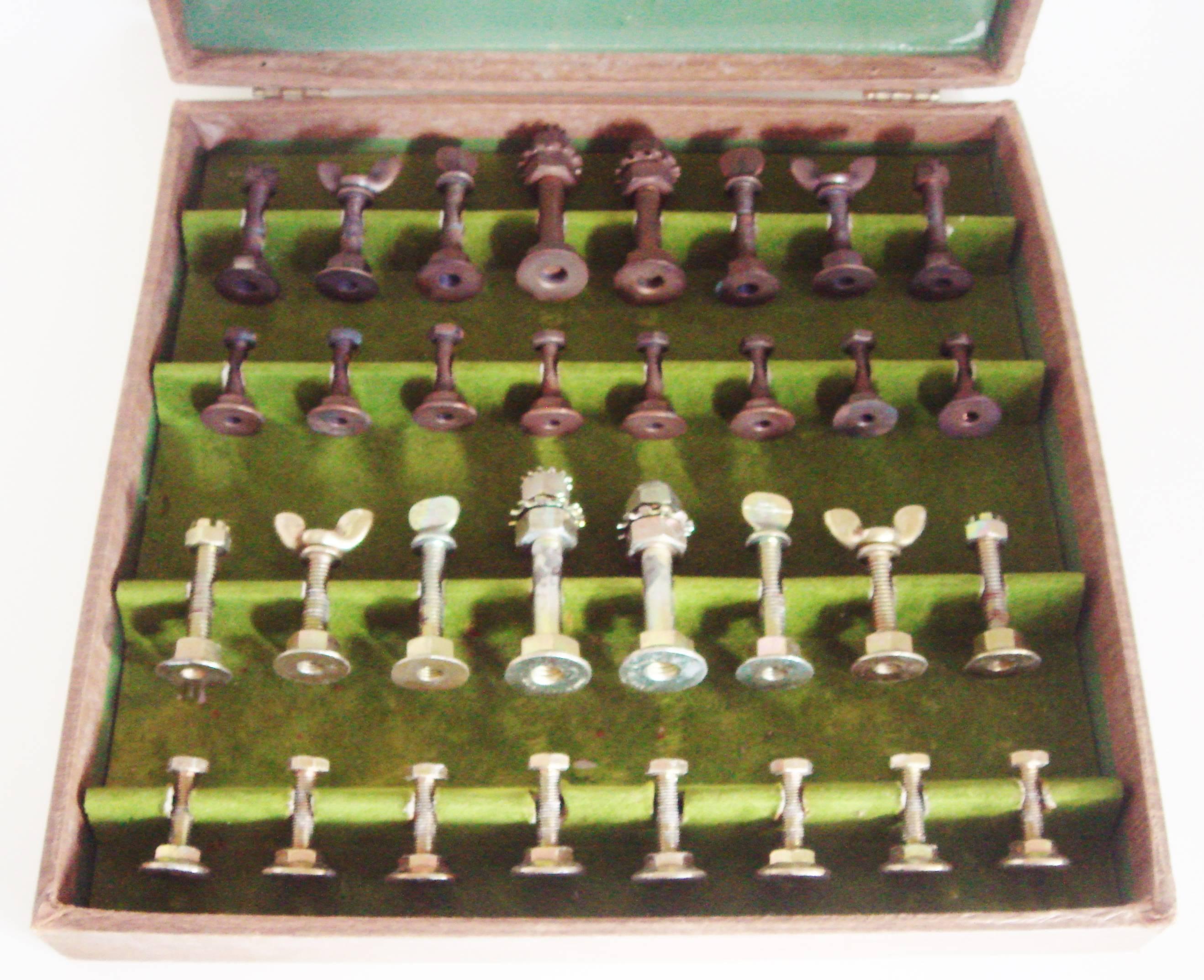 nuts and bolts chess set