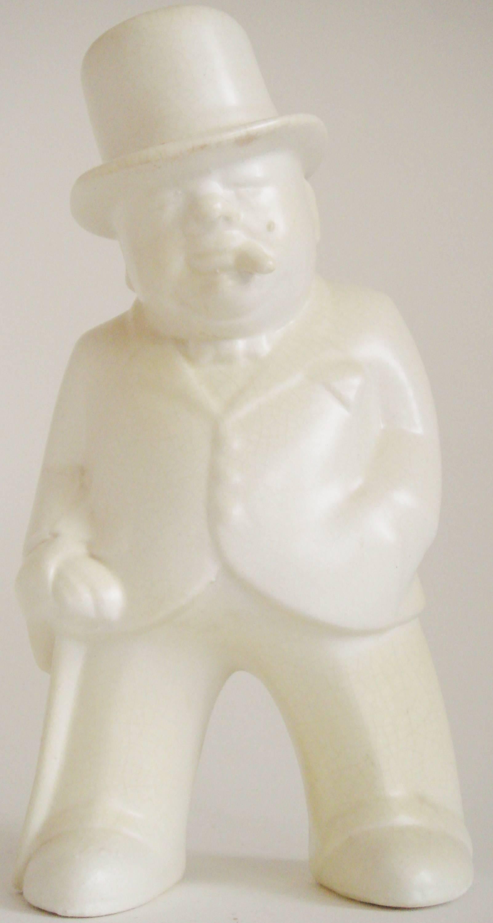 This English Art Deco ceramic caricature figure of Winston Churchill is known as 