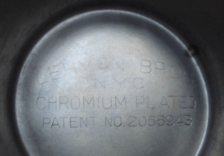 American Art Deco ChromePlated Saturn Wine Cooler by Lehman