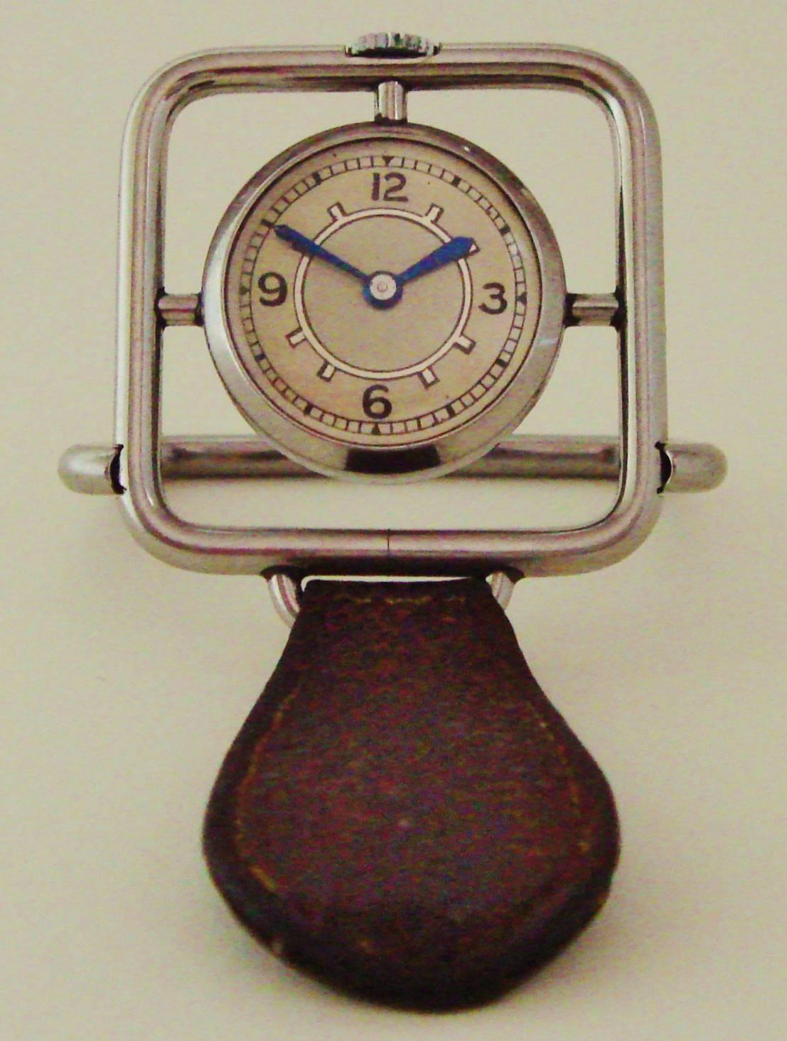 Mid-20th Century Rare Swiss Art Deco Pocket/Table, Encapsulated/Hermetic Watch