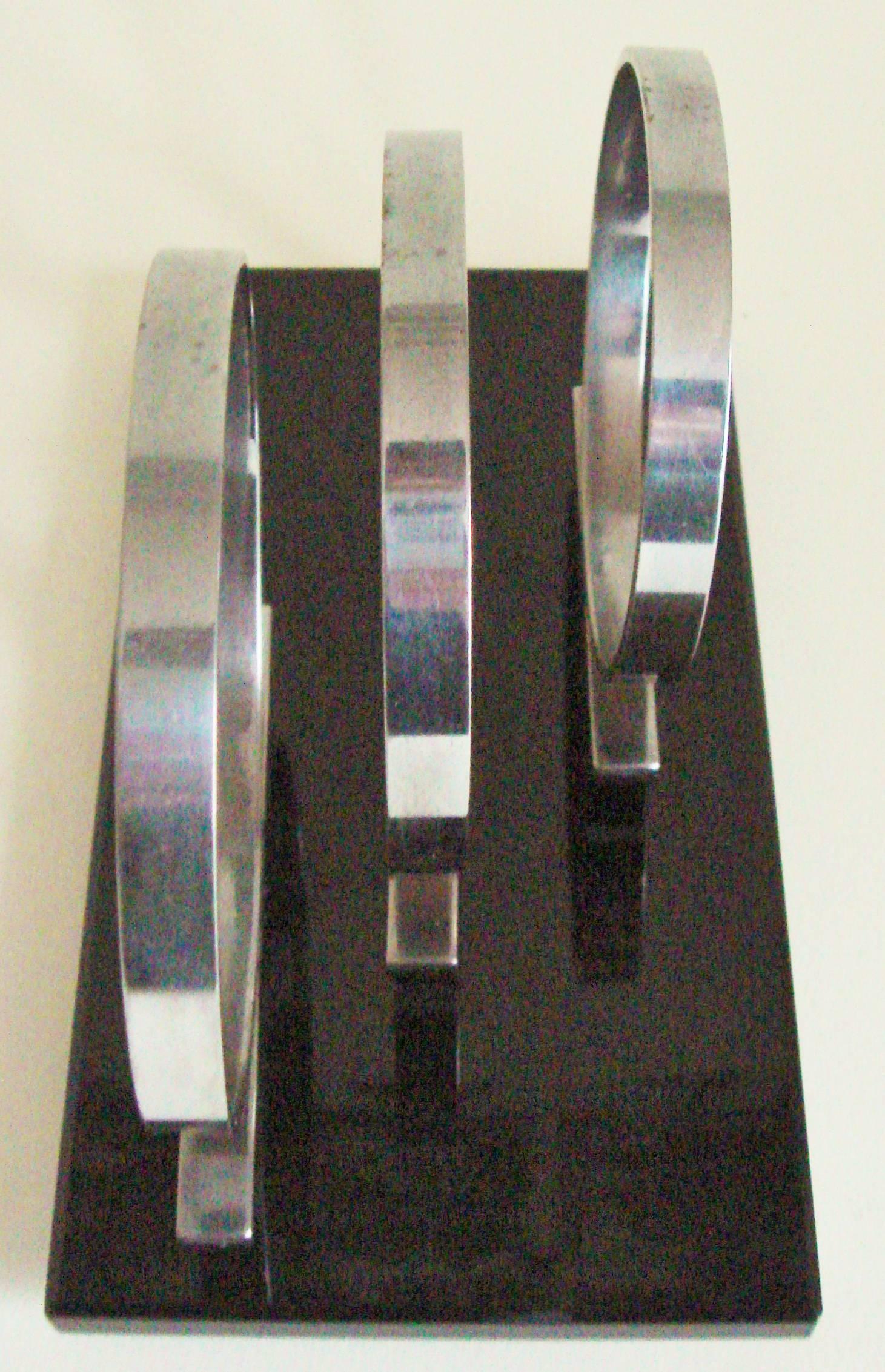 chrome letter rack