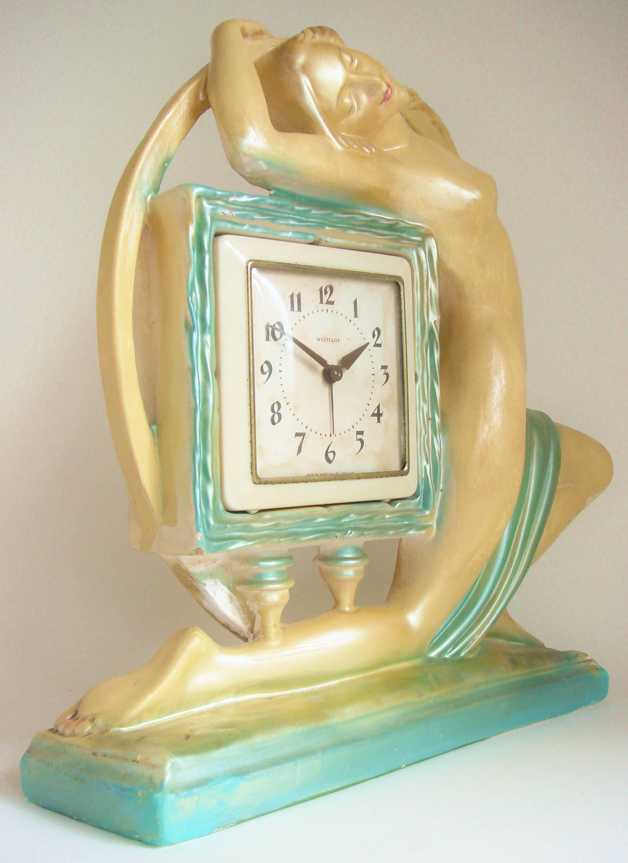 vintage art deco clocks