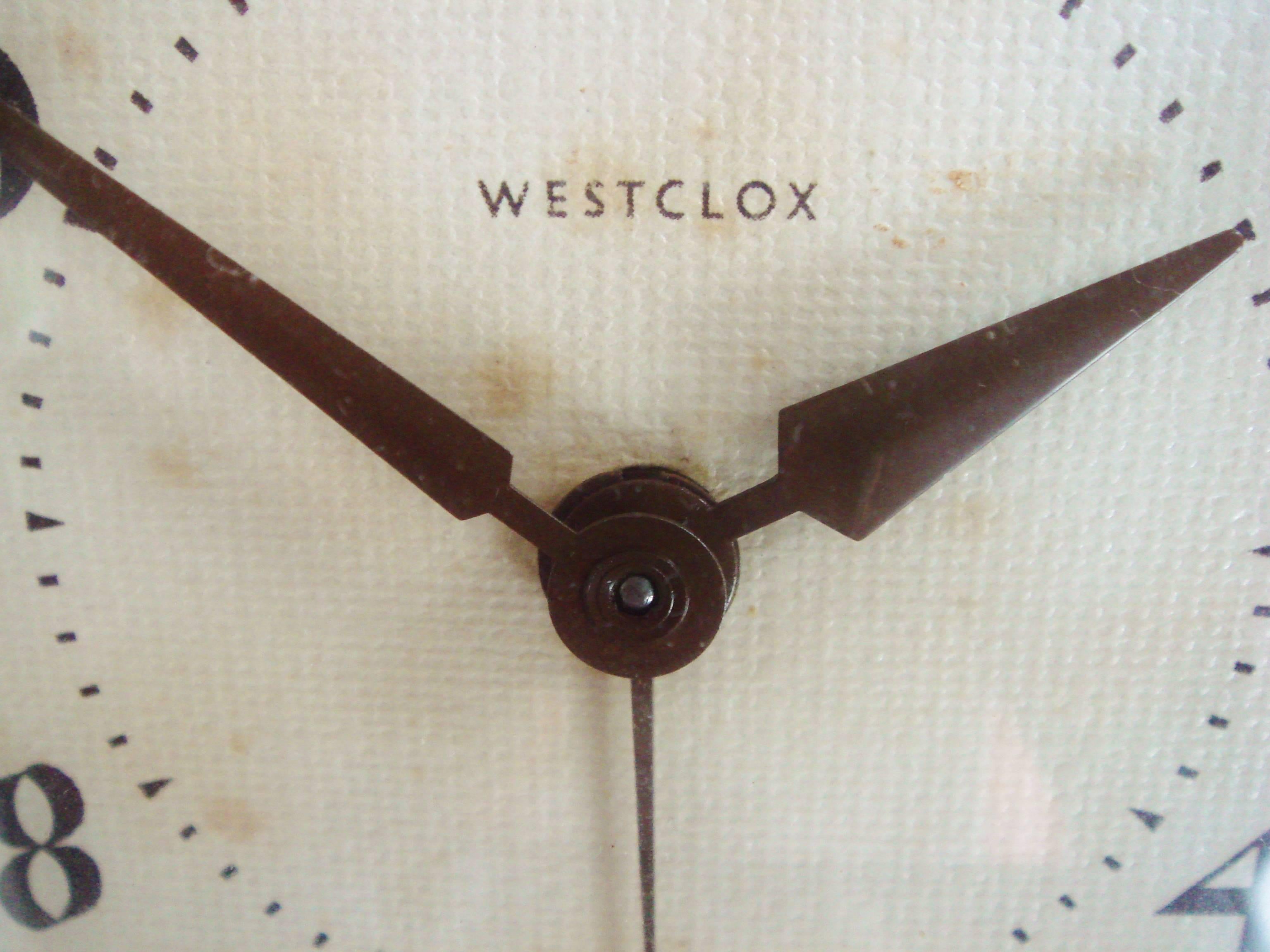 Rare Large English Art Deco Nude Mantel Clock by The Ornamental Plaster Co. In Good Condition For Sale In Port Hope, ON
