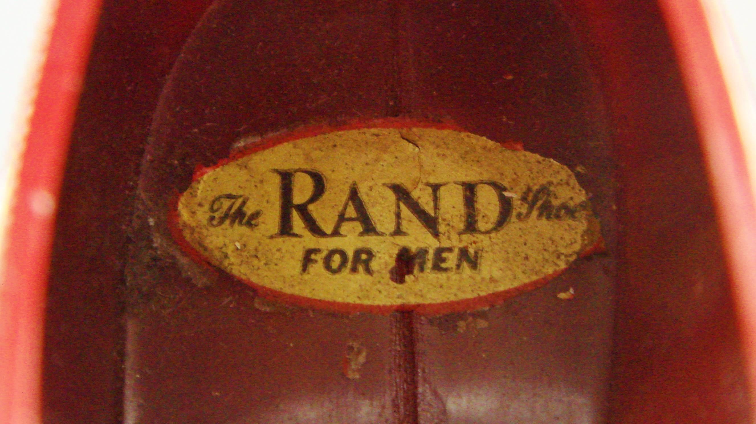 American Mid-Century Salesman Sample Plastic the Rand Shoe with Original Box In Good Condition In Port Hope, ON