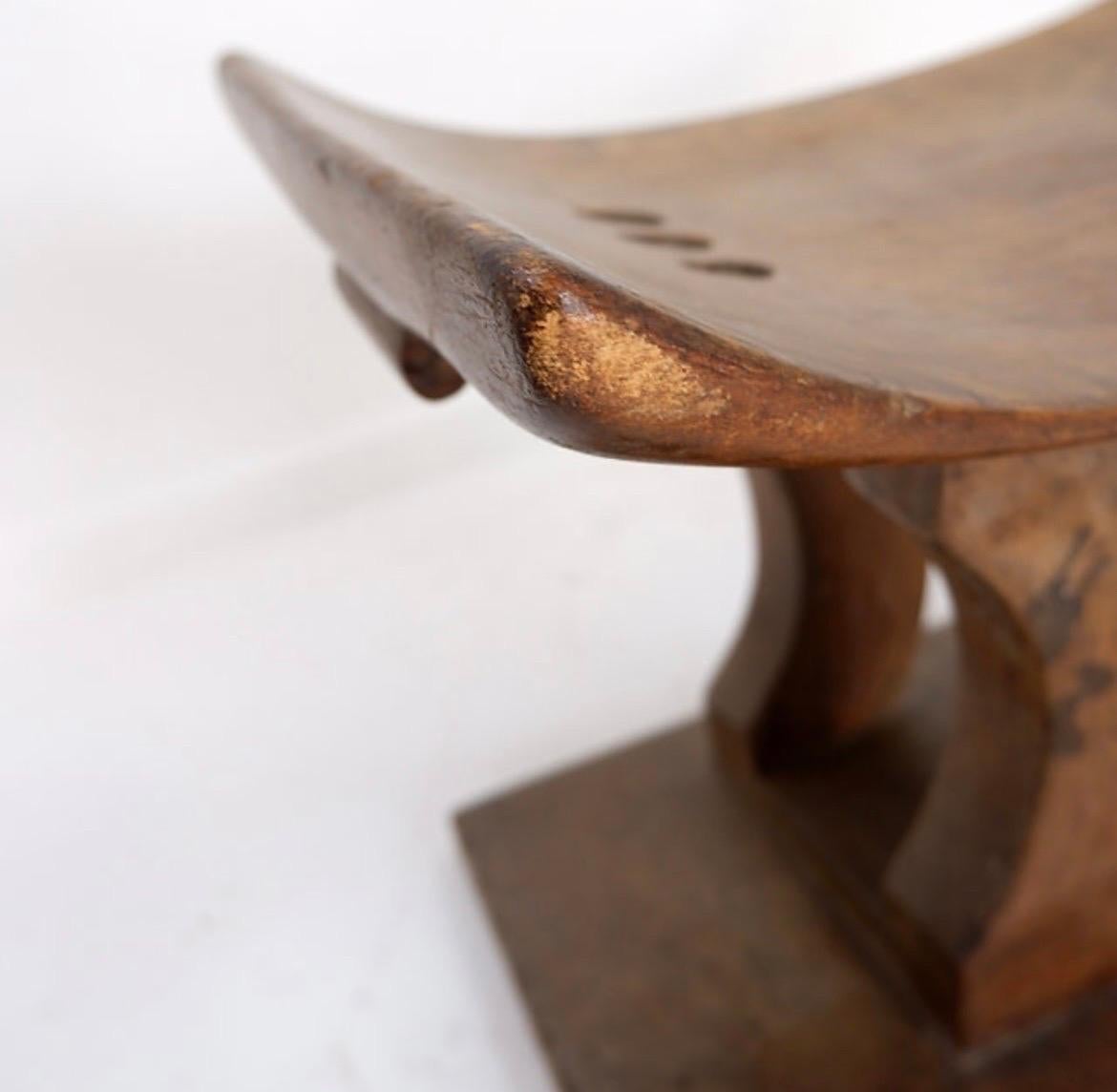 Pair of African Ashanti stools 2