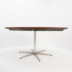 6 star base dining table by Arne Jacobsen for Fritz Hansen, 1970s
