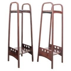 Antique Thonet - Plant Stand (2) - Beech