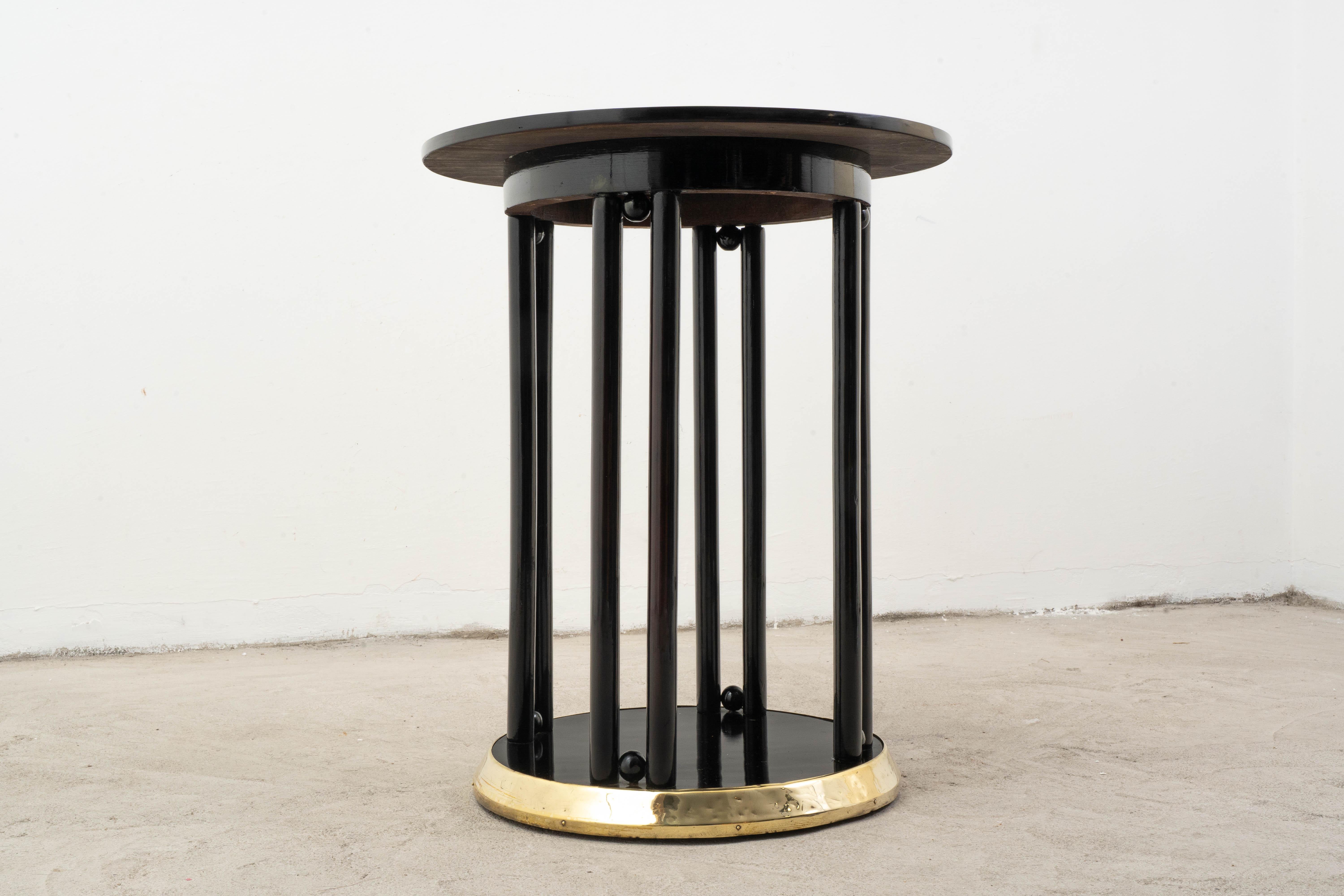 Austrian J.&J. Kohn - Josef Hoffmann - Side Table - Fledermaus - Beech For Sale