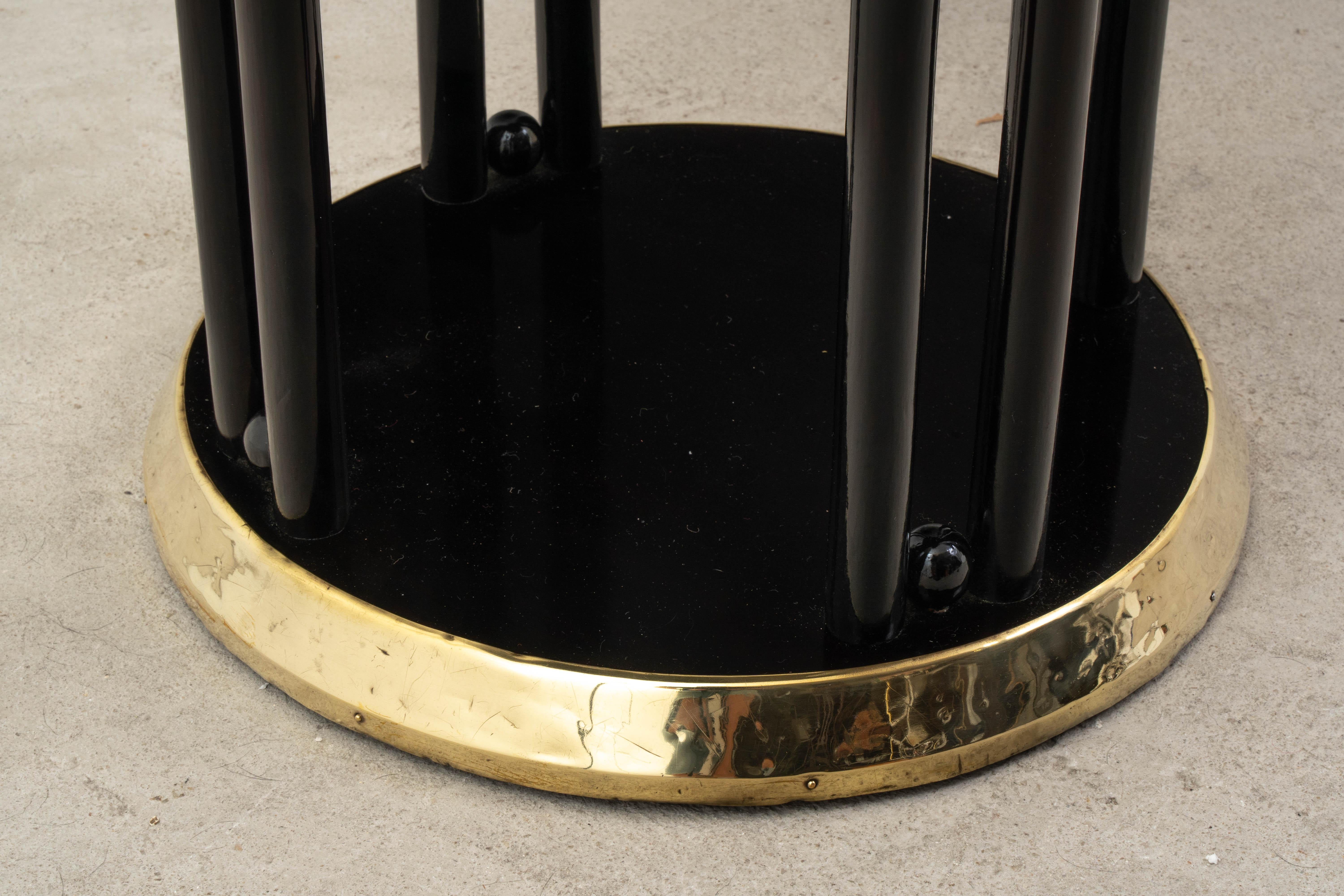 J.&J. Kohn - Josef Hoffmann - Side Table - Fledermaus - Beech For Sale 4