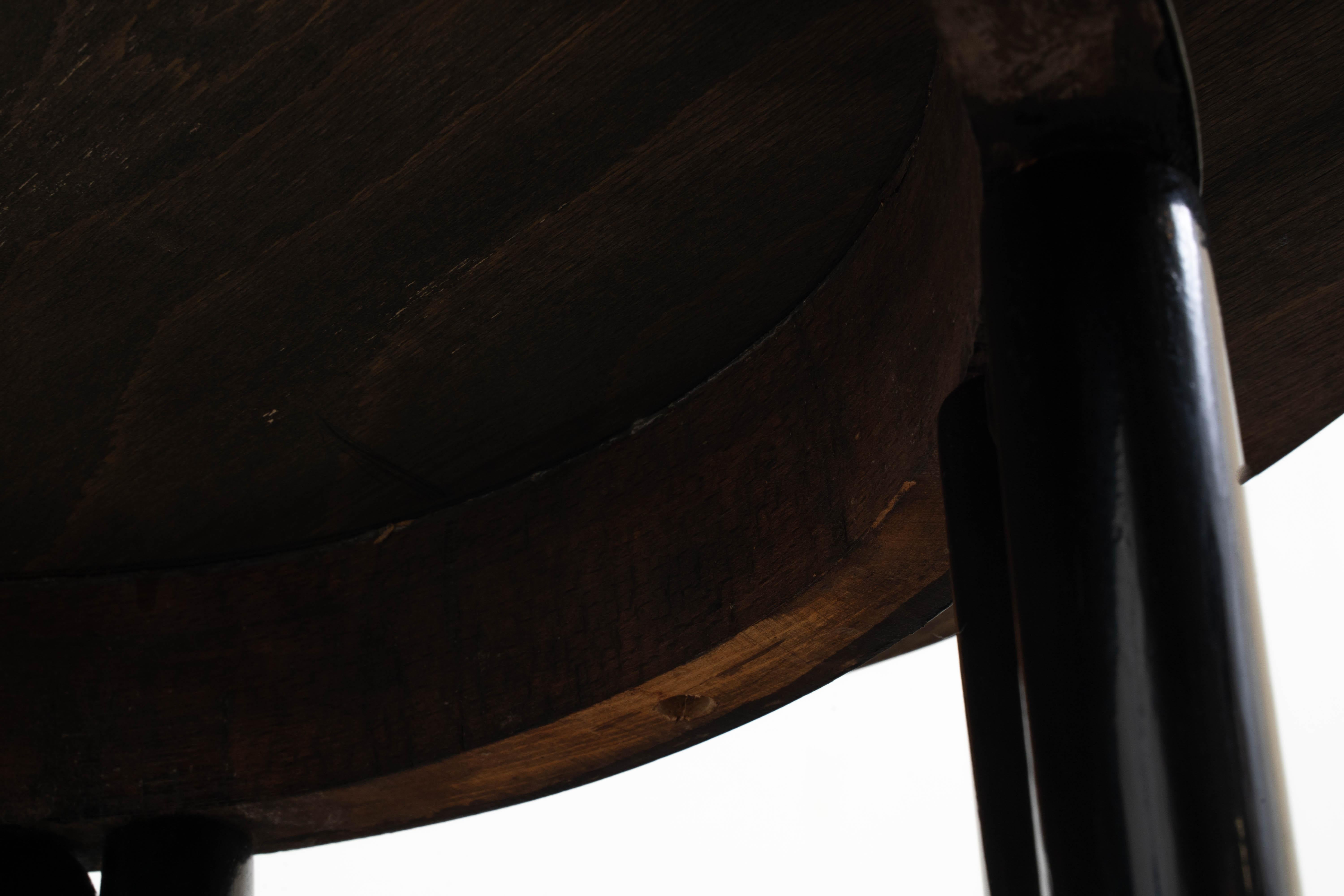 J.&J. Kohn - Josef Hoffmann - Side Table - Fledermaus - Beech For Sale 13