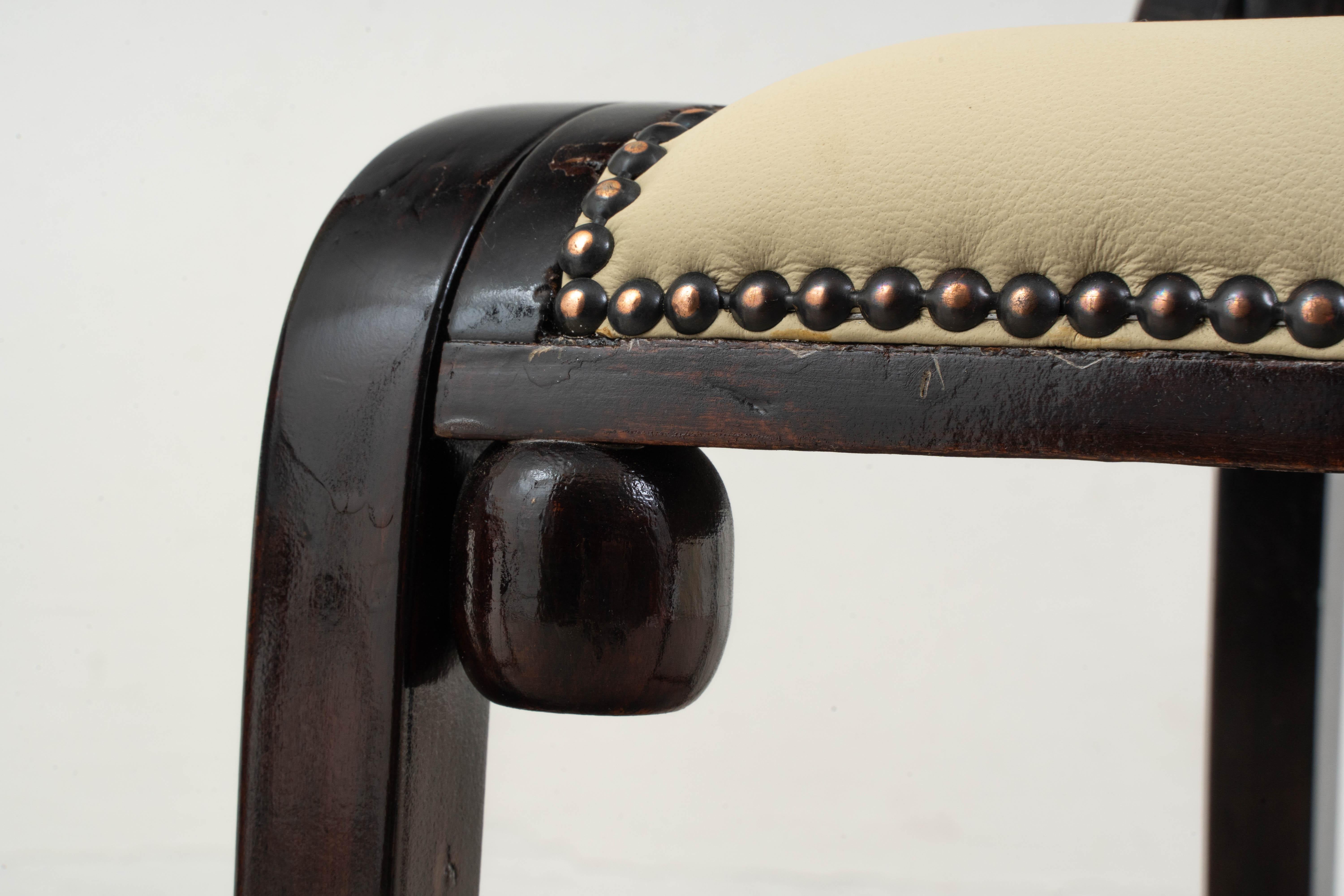 Satz Esszimmerstühle aus Buche von Josef Hoffmann für Jacob & Josef Kohn im Angebot 4