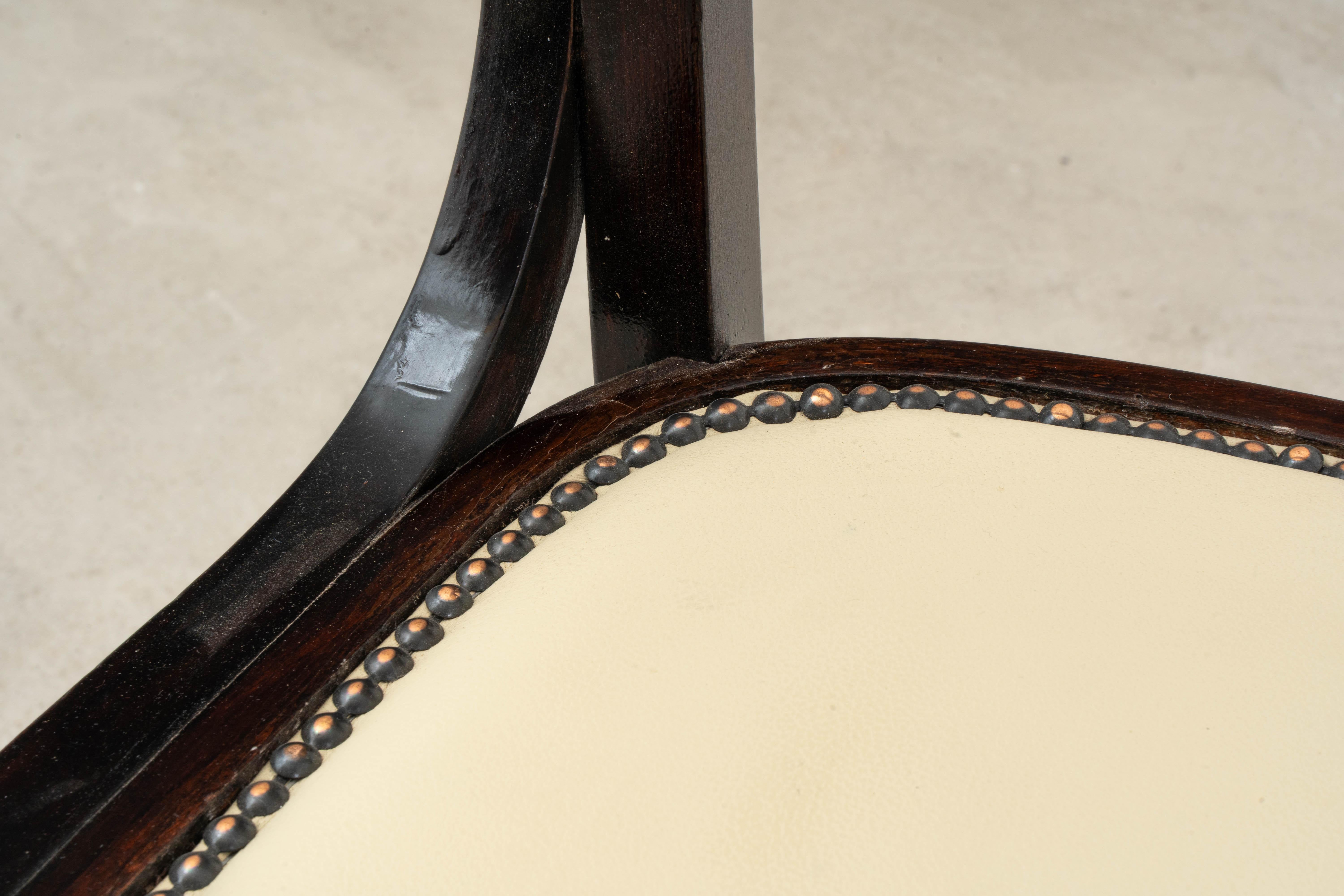 Satz Esszimmerstühle aus Buche von Josef Hoffmann für Jacob & Josef Kohn (Frühes 20. Jahrhundert) im Angebot