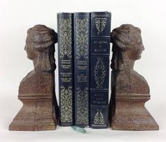 Fine Pair of Cast Iron Regency Period Bookends or Doorstops