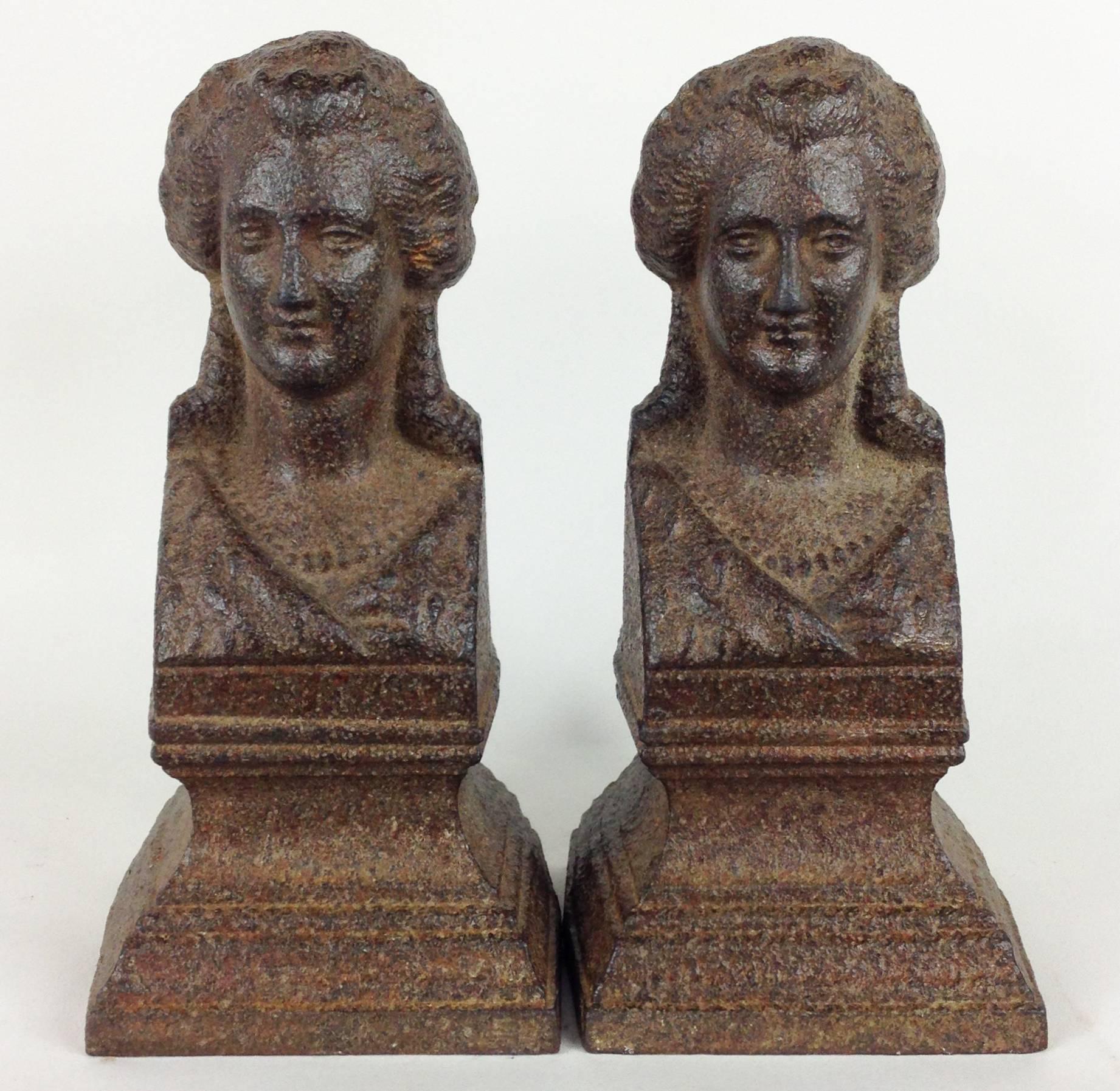 Great Britain (UK) Fine Pair of Cast Iron Regency Period Bookends or Doorstops For Sale