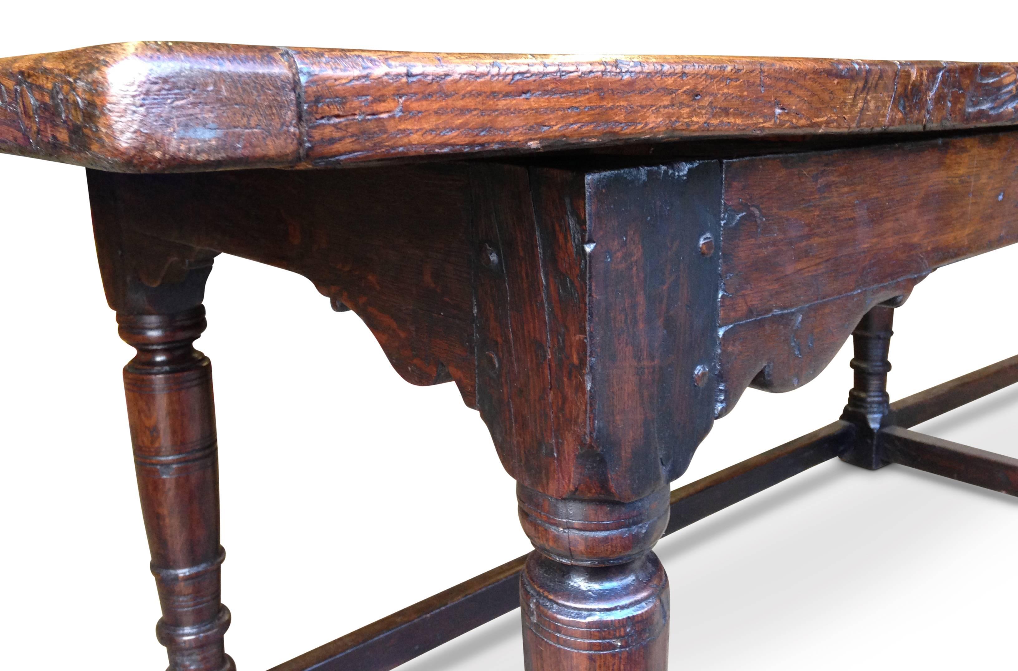 Very Large 17th Century Oak Refectory Table For Sale 3