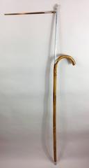 Vintage English Walking Stick with Concealed Horse Measurer