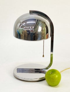 Chrome Table Lamp in the Style of Donald Deskey or Gilbert Rohde