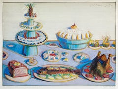 1976 Wayne Thiebaud Signed and Inscribed San Francisco MOMA Exhibition Poster