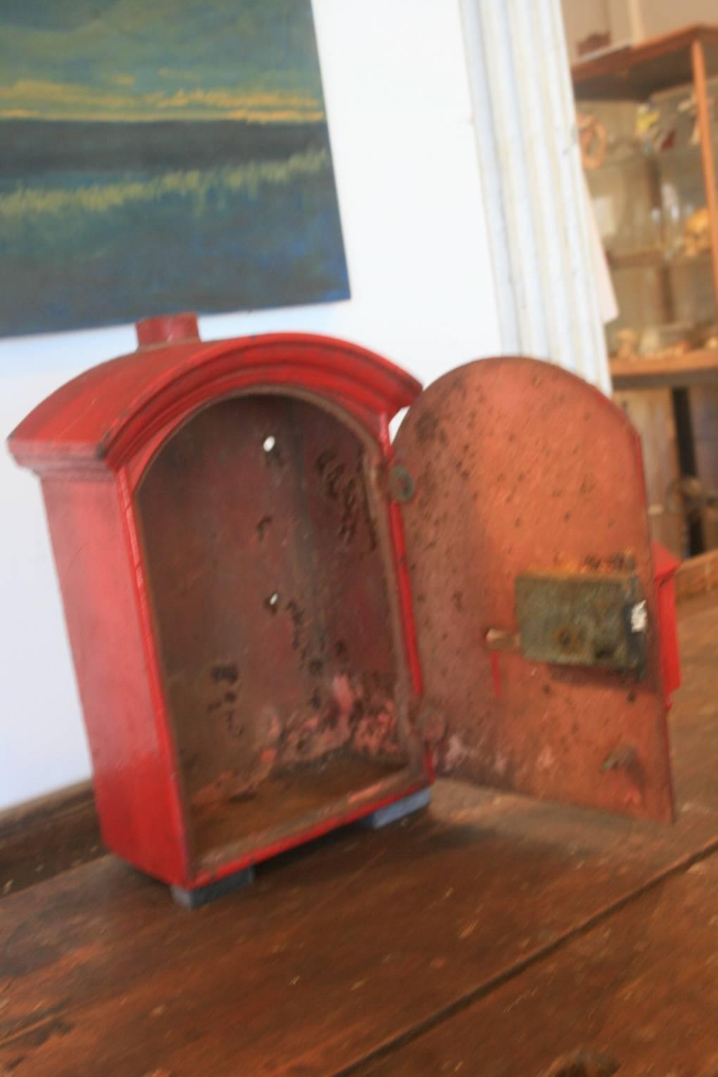 Early 20th Century New York City Red Fire Alarm Box