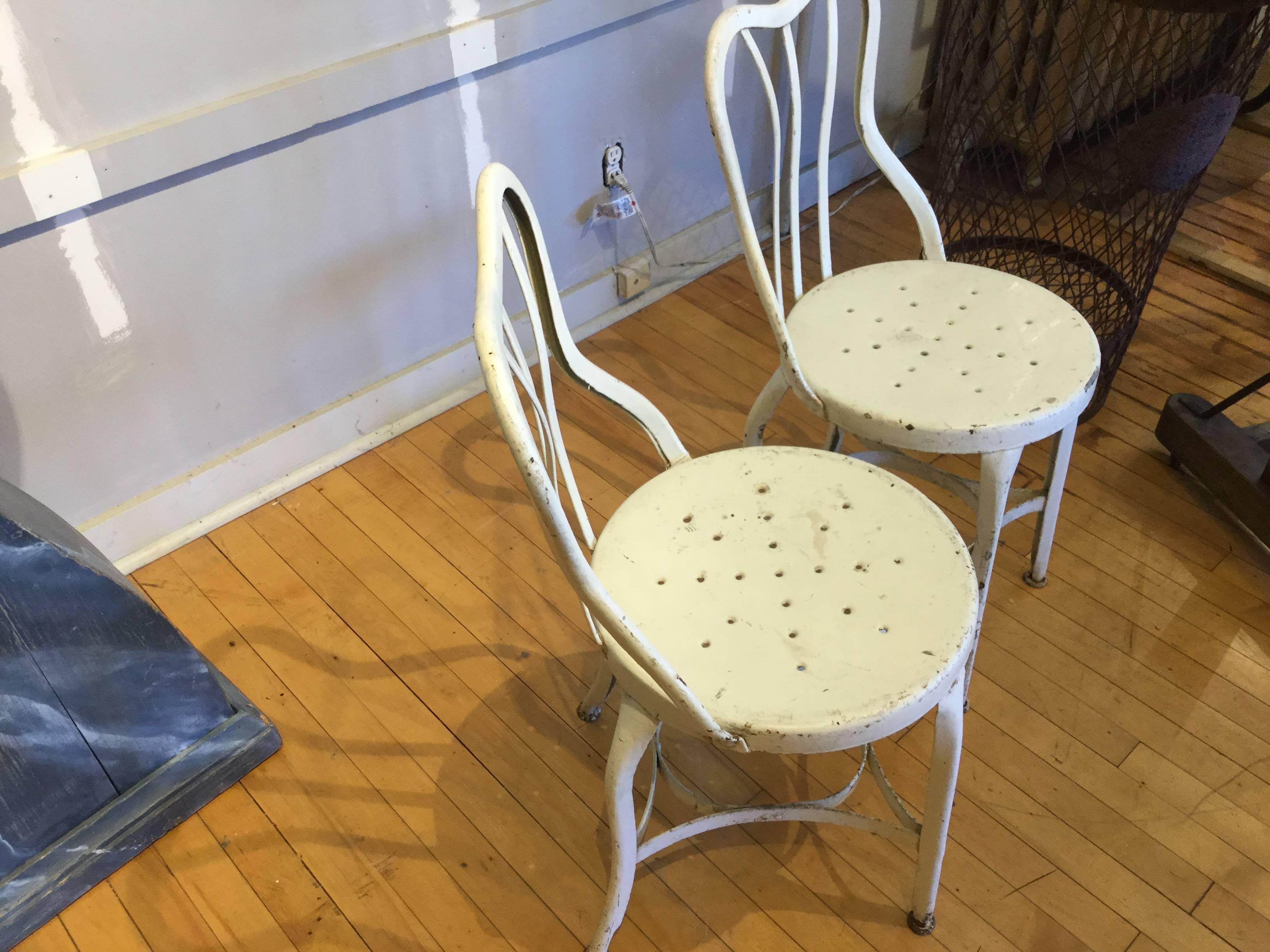 American Four Painted Steel Toledo Chairs