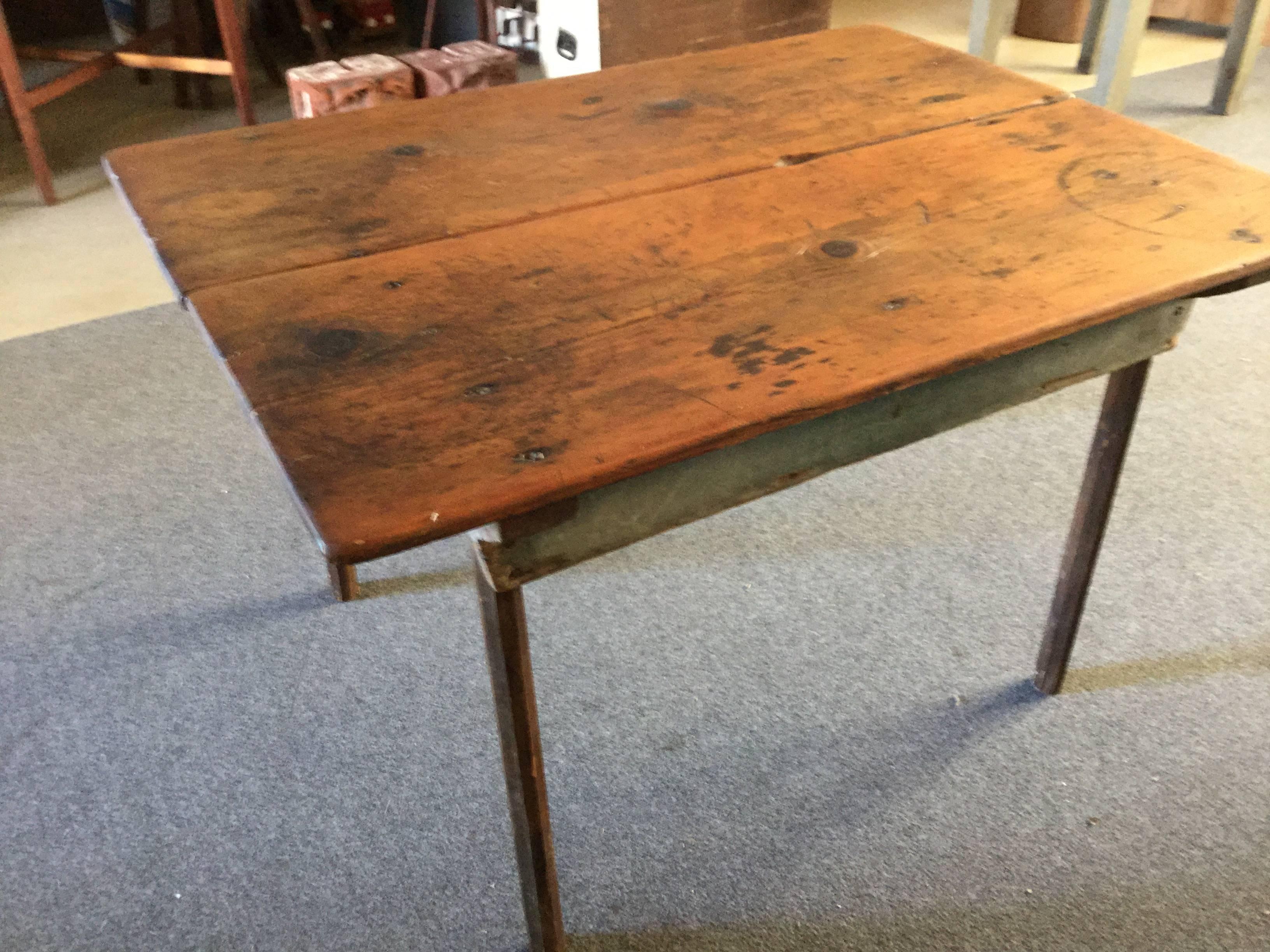 19th Century American Primitive Table For Sale 3