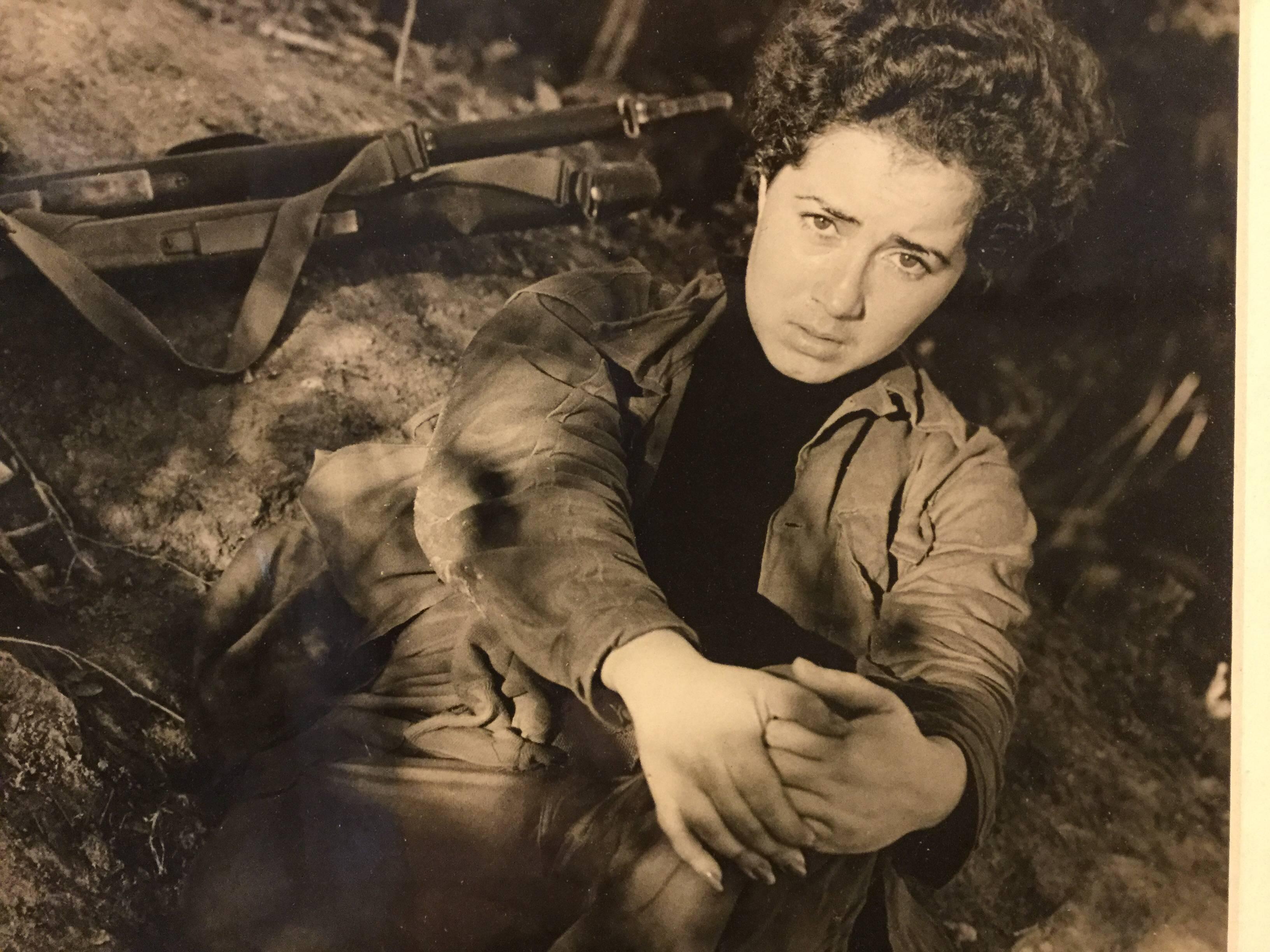 Mid-20th Century Cuban Revolution Woman Guerilla Fighter Photograph Rare Korda For Sale