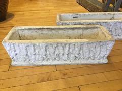 Pair of Faux Bois Planters/Pots
