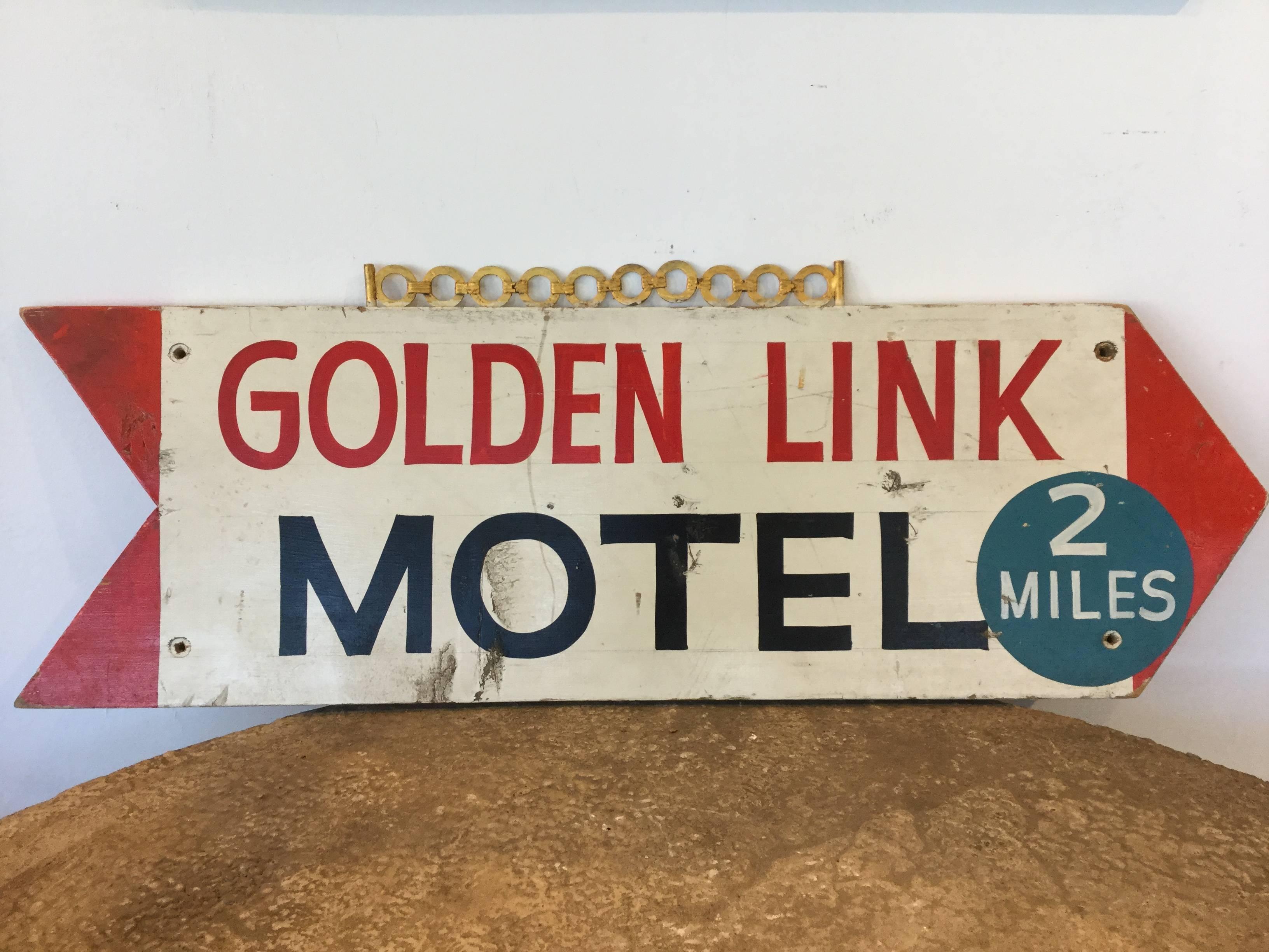Motel Arrow Sign 