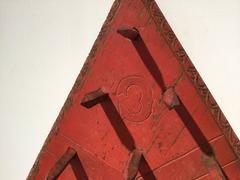 Odd Fellows Folk Art Wall Sculpture Bed of Nails