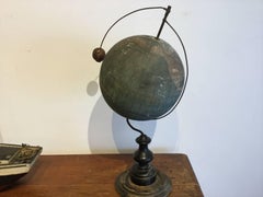 19th Century Globe with Moon
