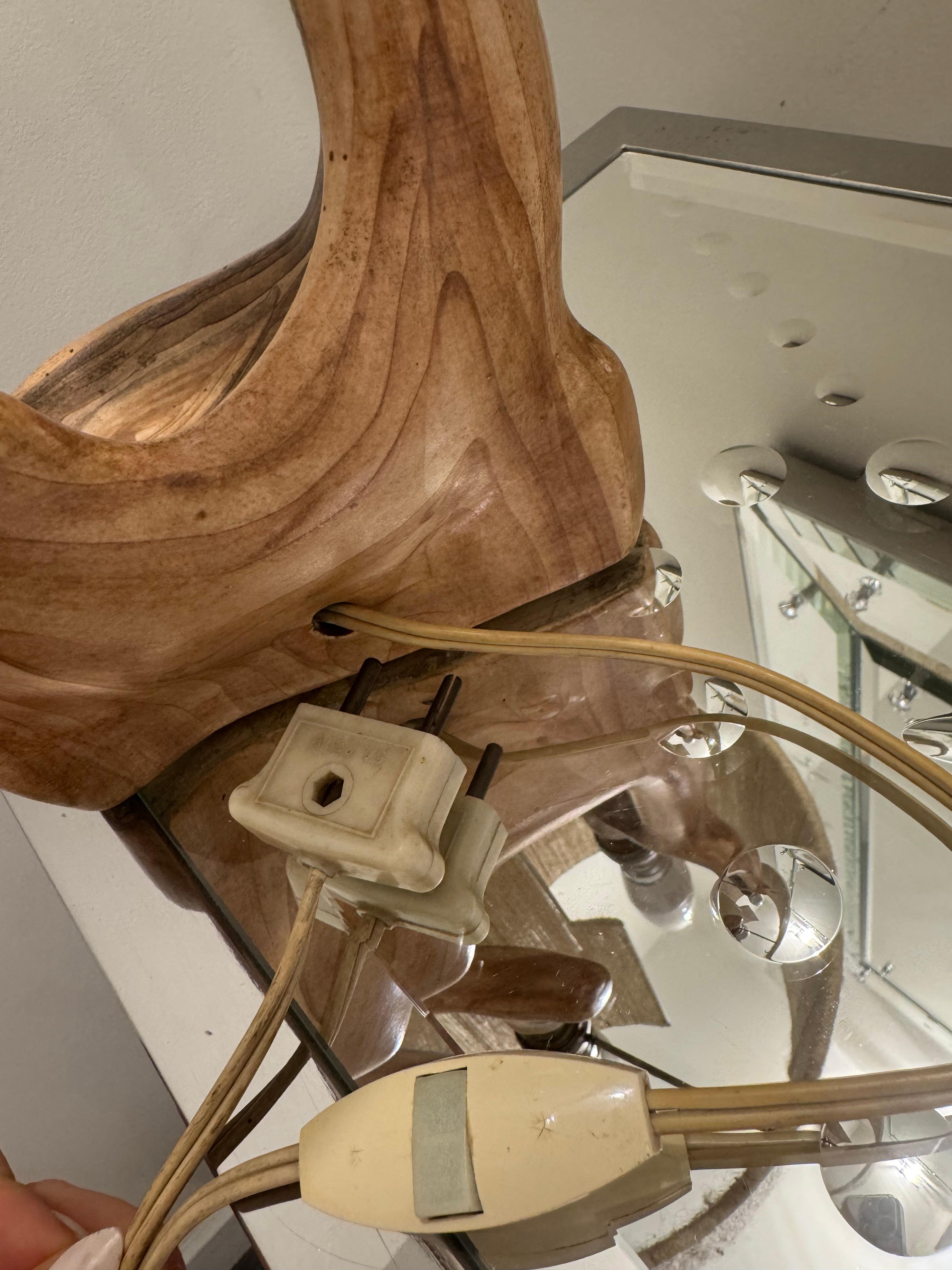 Lampe de table par Grandchamp Jourdan à Vallauris circa 1960-1970 Bon état - En vente à CANNES, FR