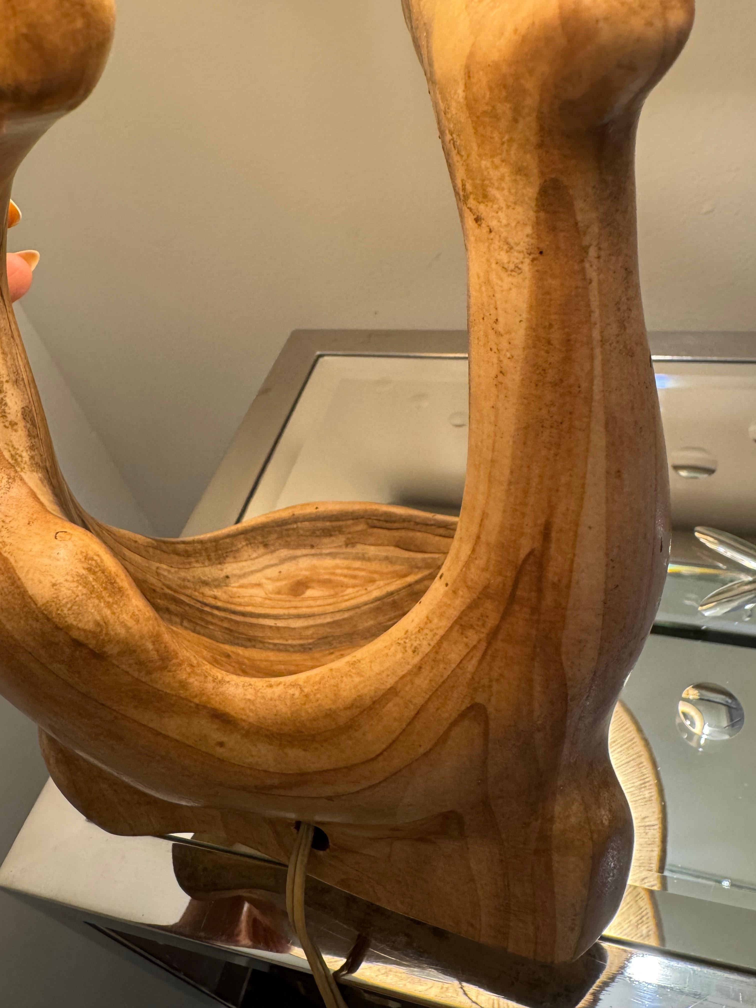 Lampe de table par Grandchamp Jourdan à Vallauris circa 1960-1970 en vente 1