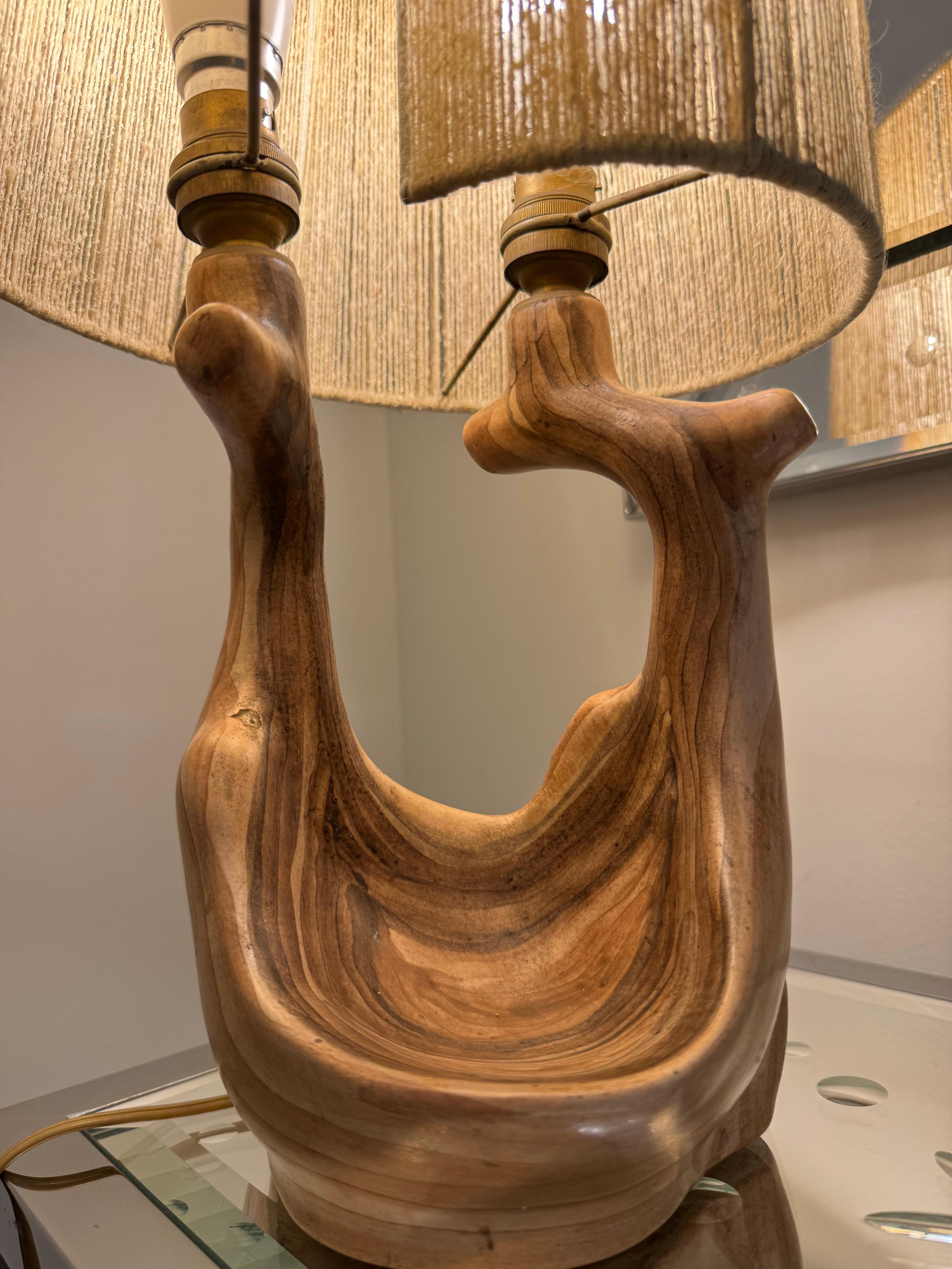 Lampe de table par Grandchamp Jourdan à Vallauris circa 1960-1970 en vente 2