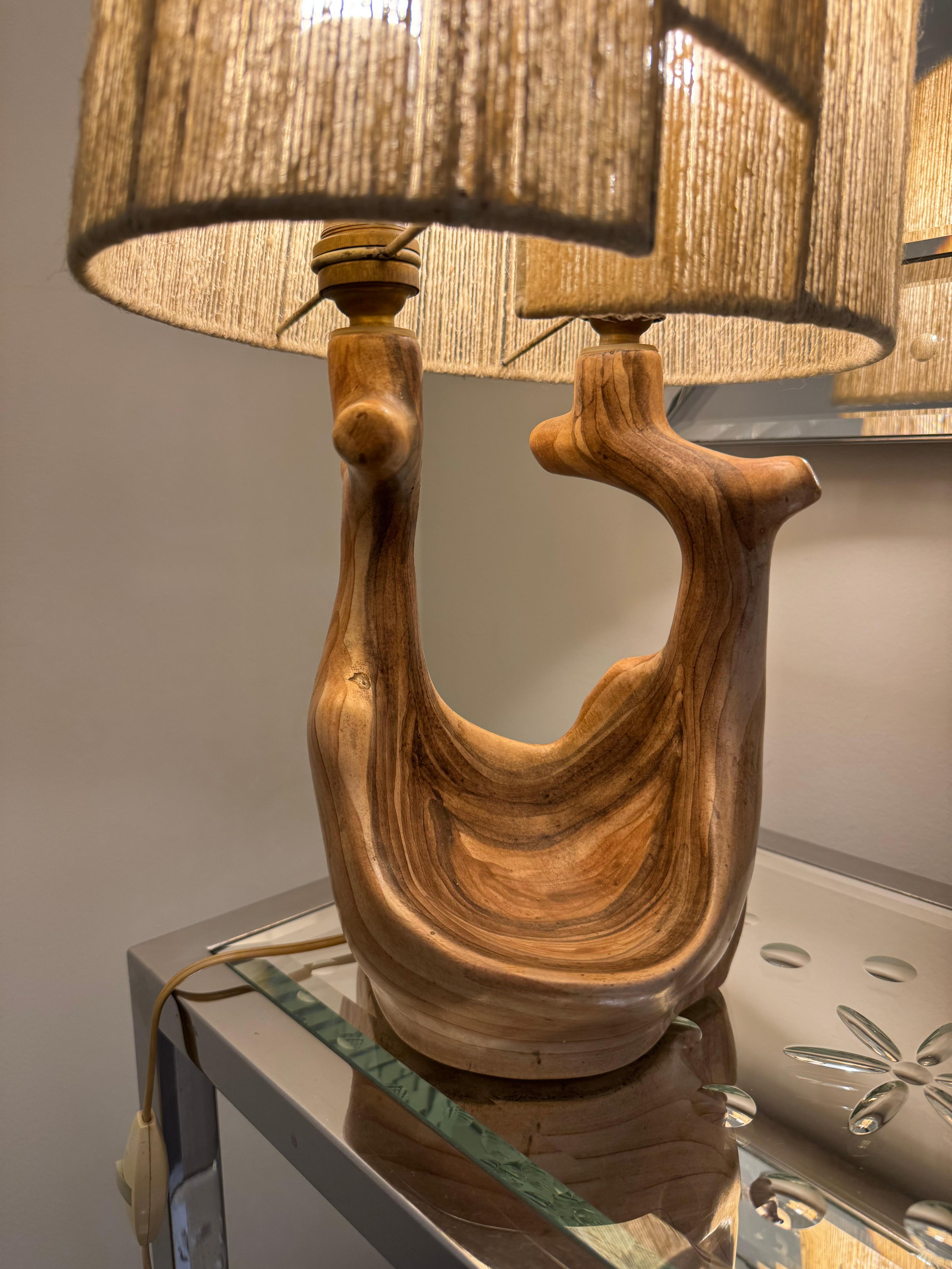 Lampe de table par Grandchamp Jourdan à Vallauris circa 1960-1970 en vente 3