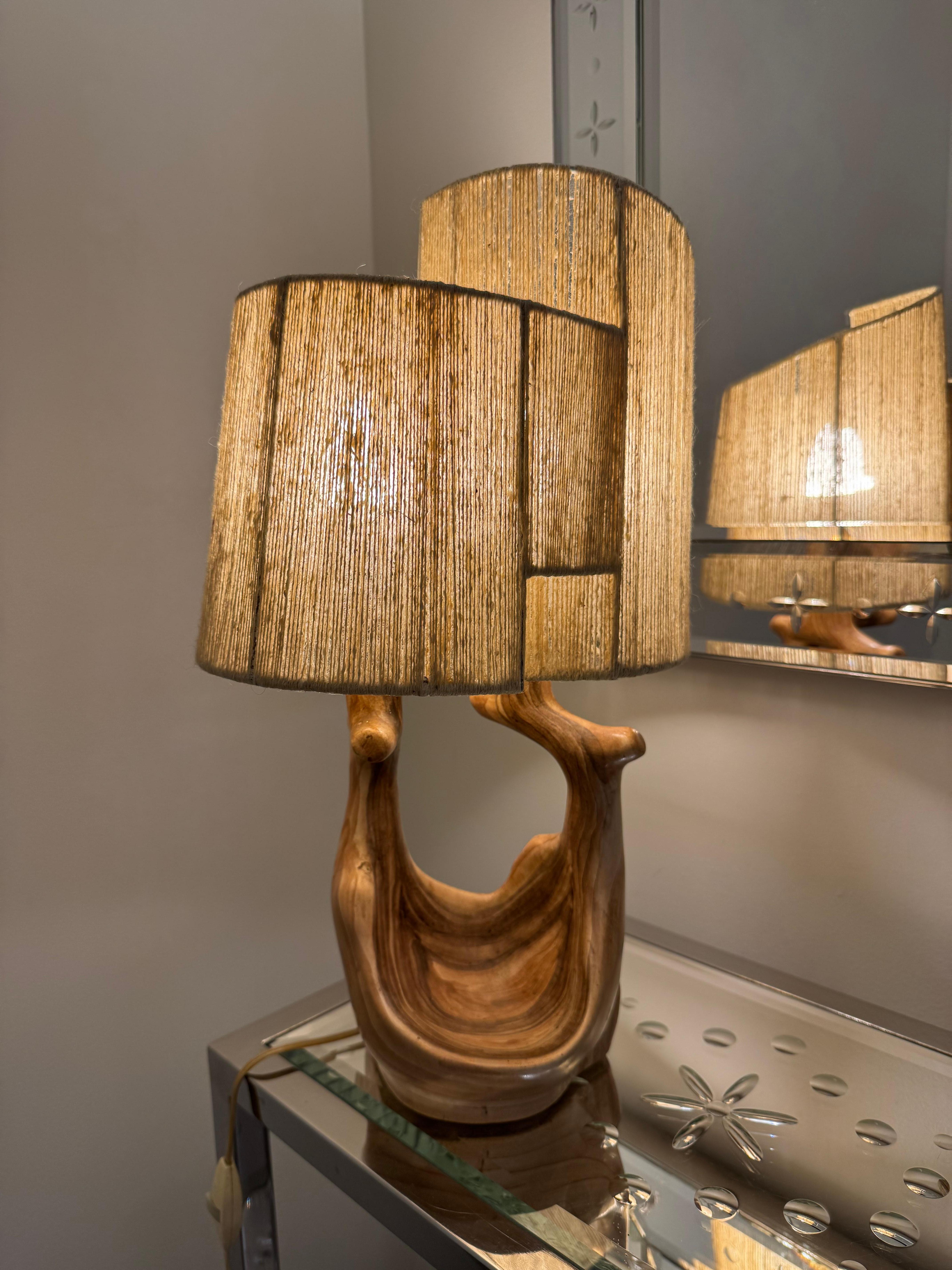 Lampe de table par Grandchamp Jourdan à Vallauris circa 1960-1970 en vente 4