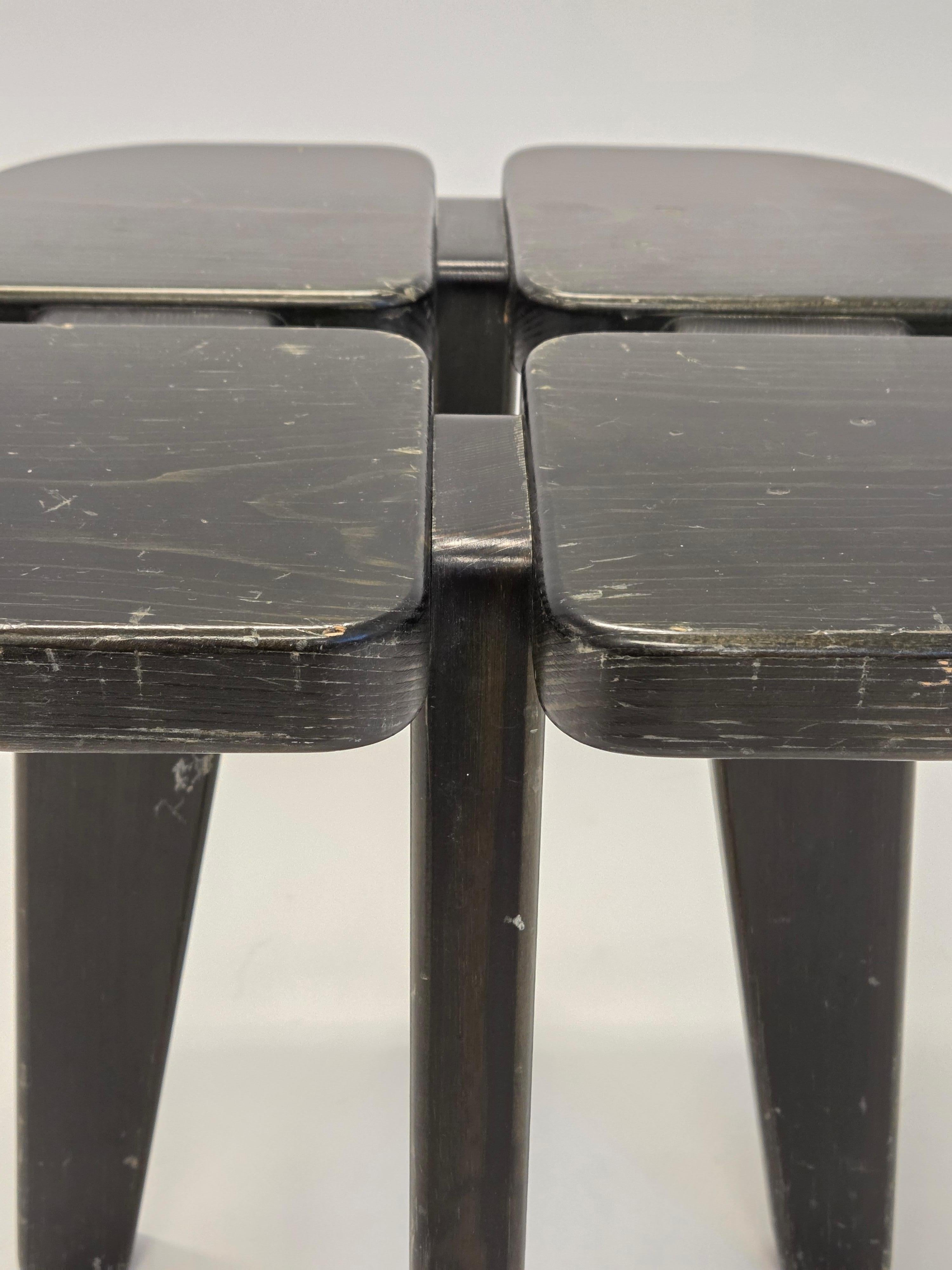 Apila Stool by Rauni Peippo for Stockmann, 1950s In Good Condition For Sale In Espoo, FI