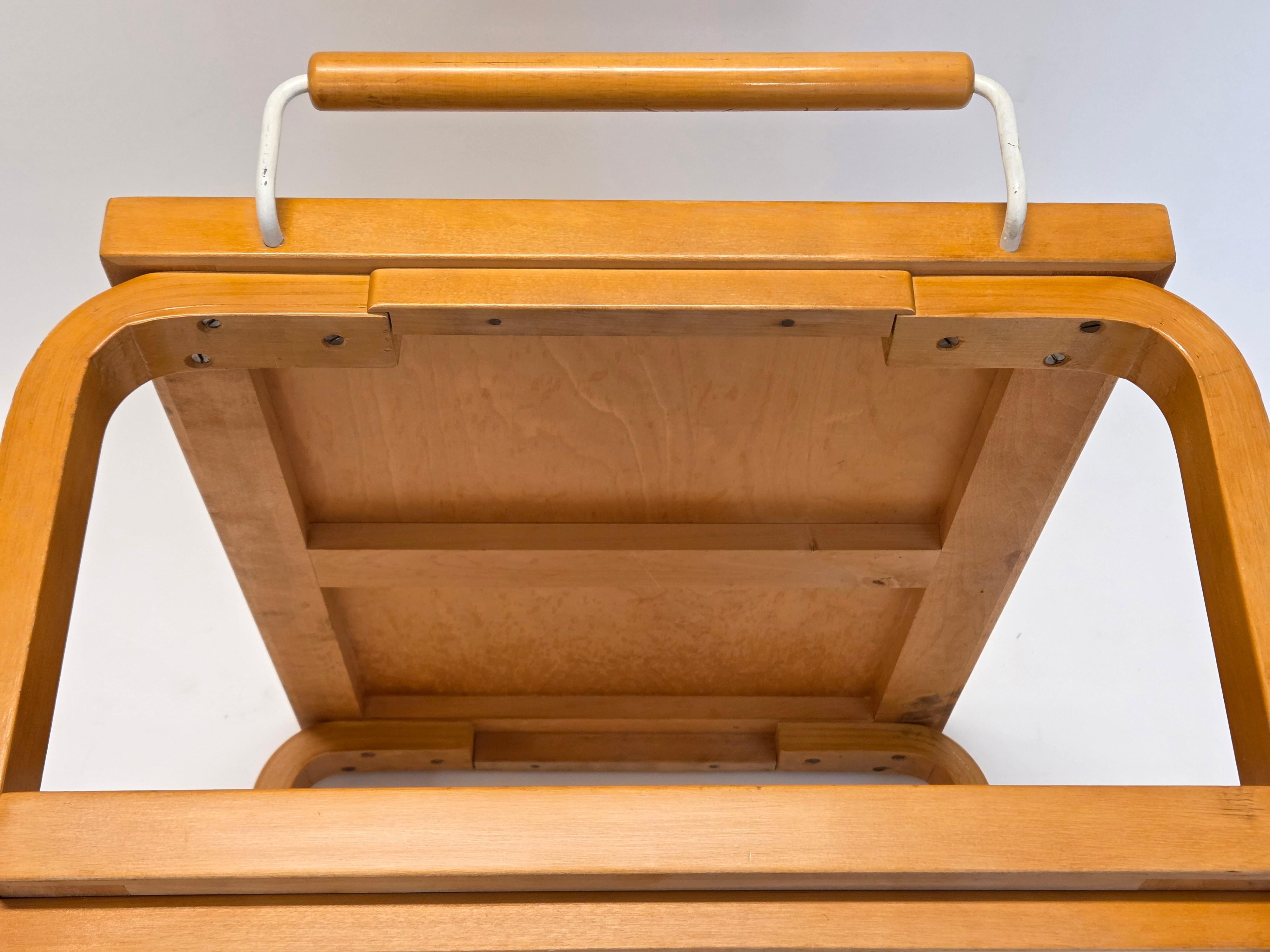 Alvar Aalto Instrument Trolley Model 98 by Artek For Sale 9